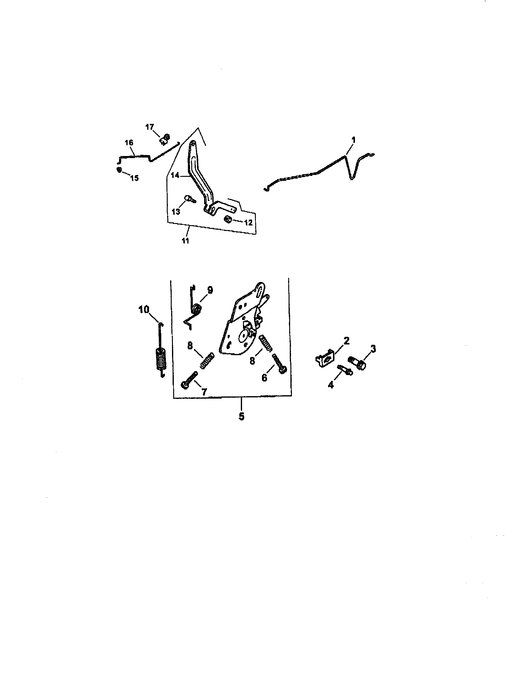 Craftsman 917271141 engine controls diagram