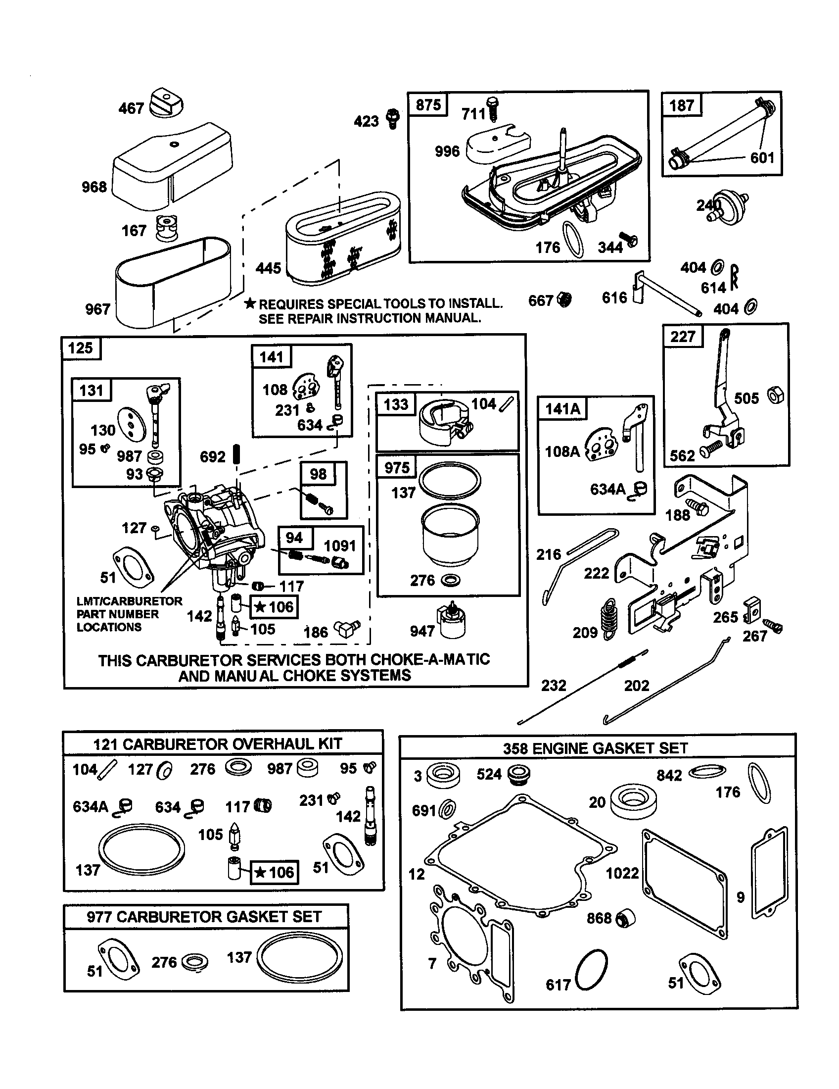 Craftsman 917270670 carburetor diagram