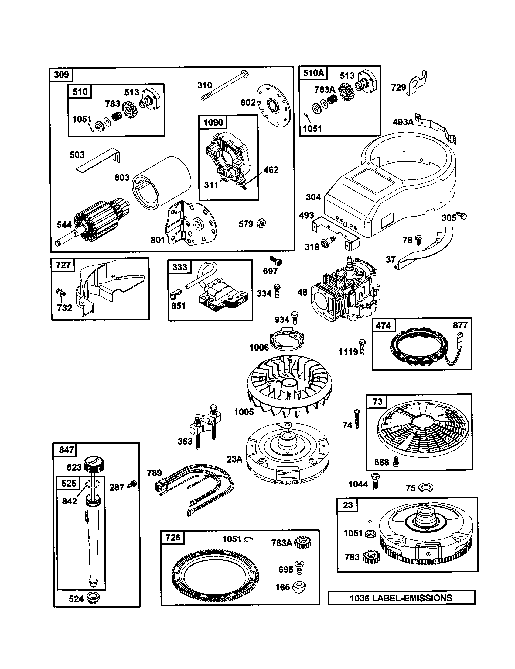 Craftsman 917270670 motor-starter diagram