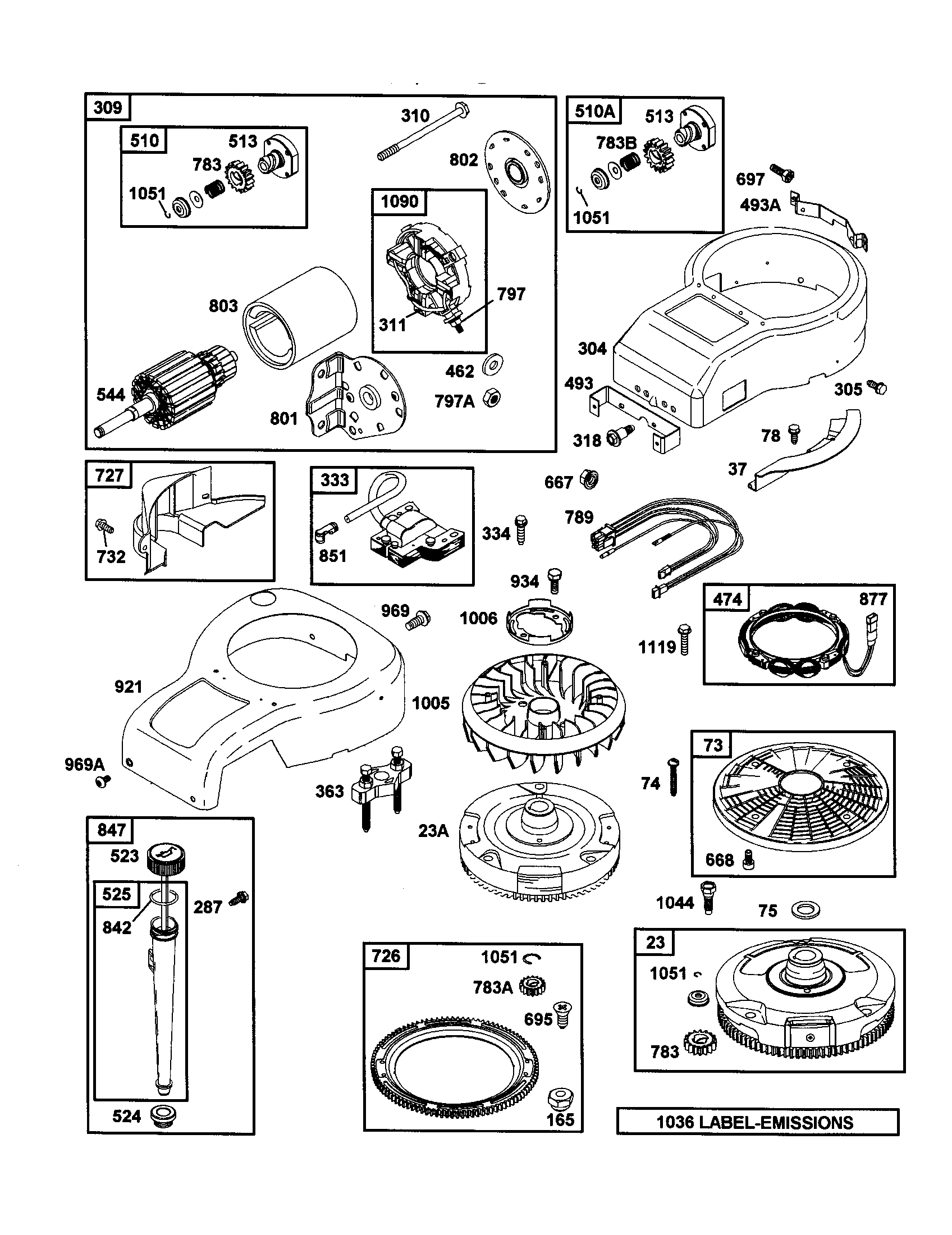 Craftsman 917270741 motor-starter diagram