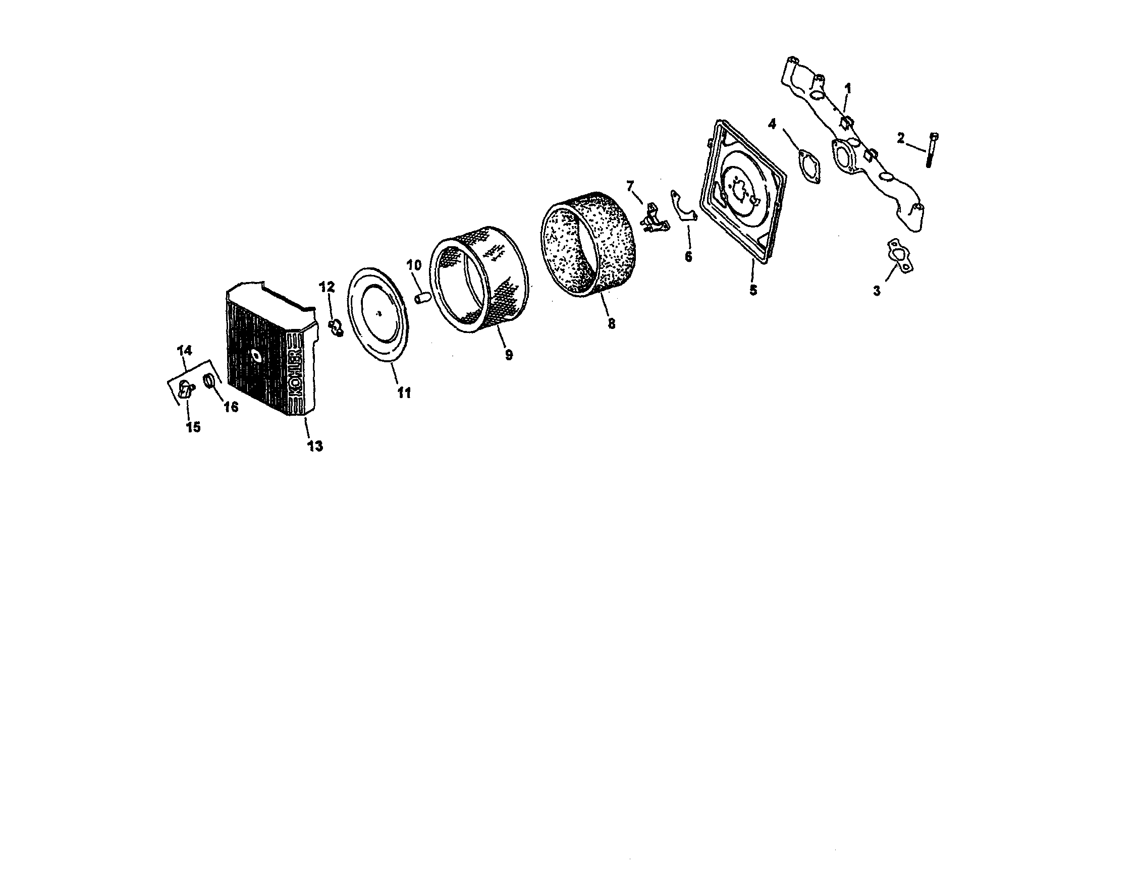 Craftsman 917273222 air intake diagram