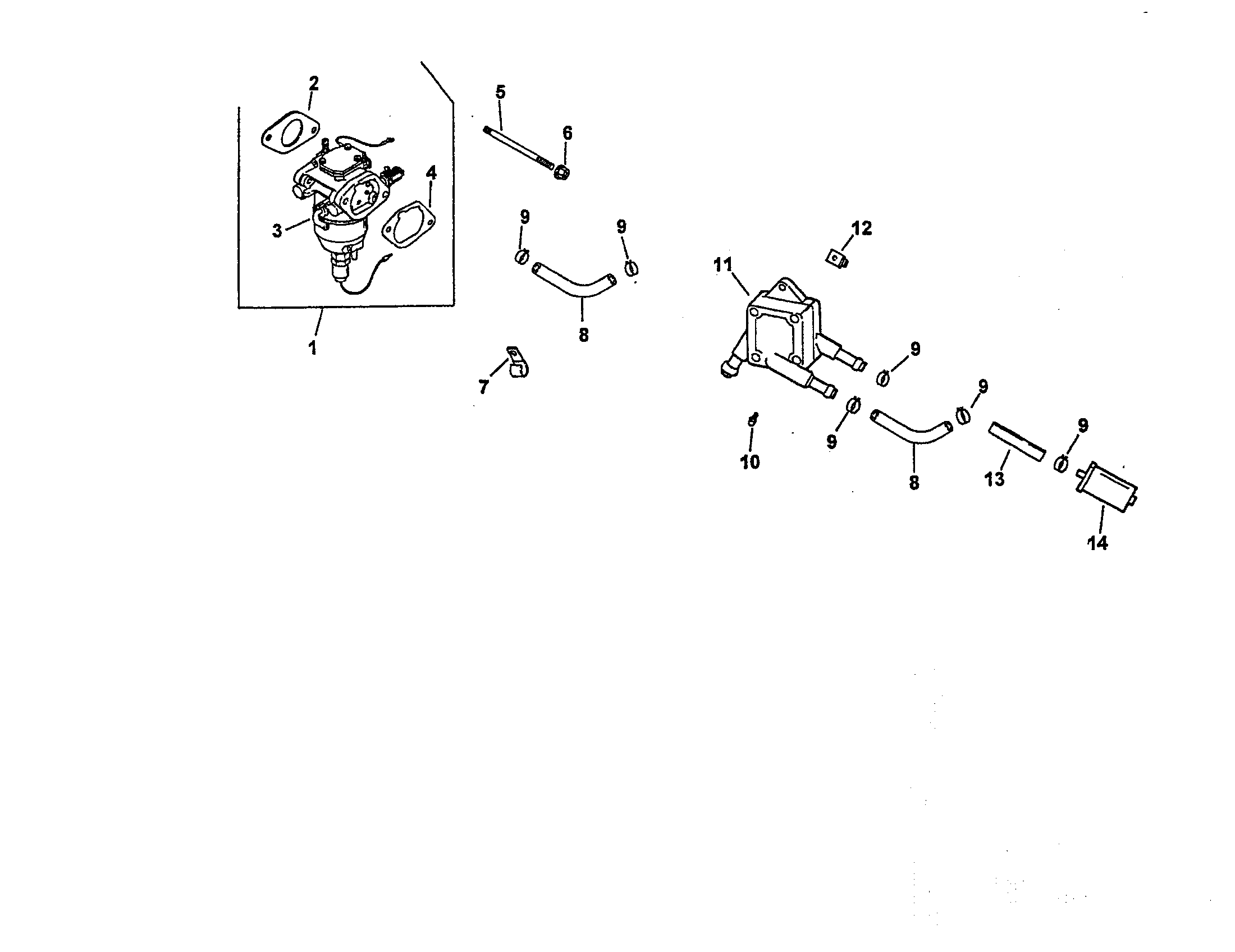 Craftsman 917273222 fuel system diagram