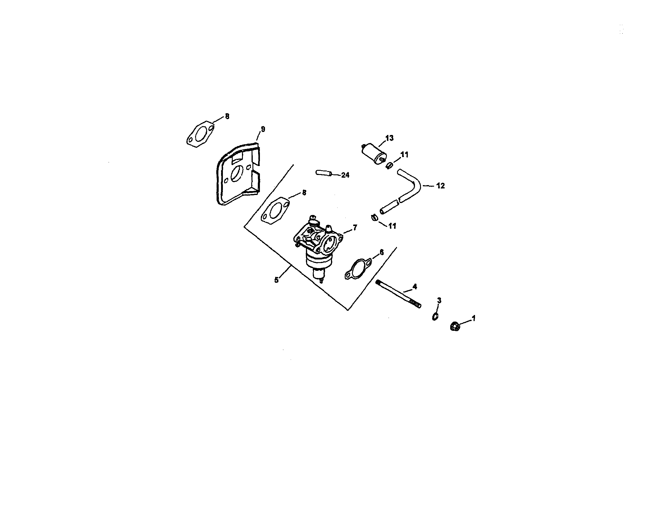 Craftsman 917271142 fuel system diagram