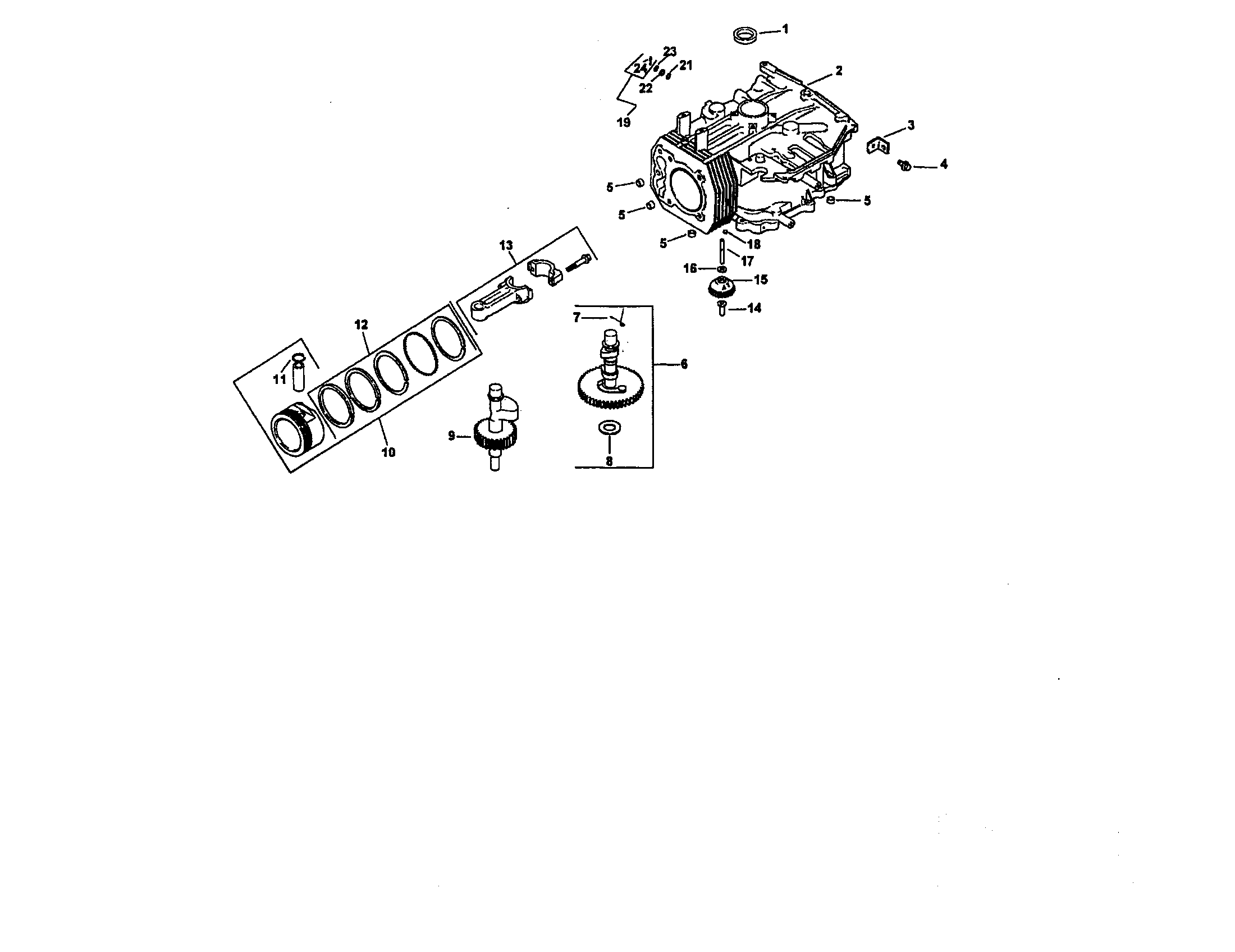 Craftsman 917271142 crankcase diagram