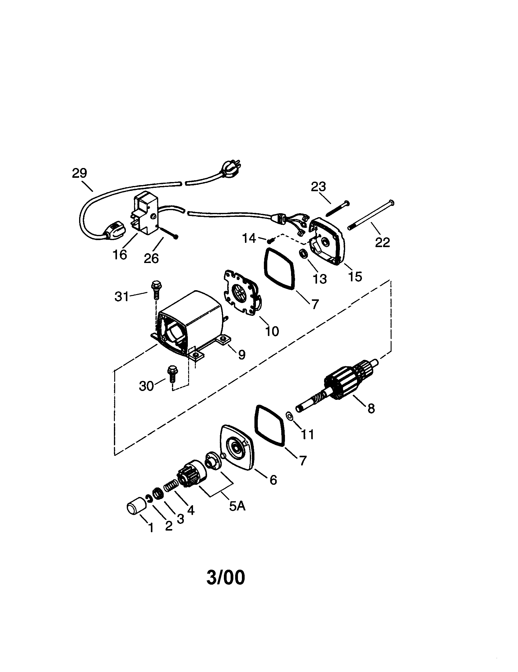 MTD 31AE7H8G799 110v electric starter diagram