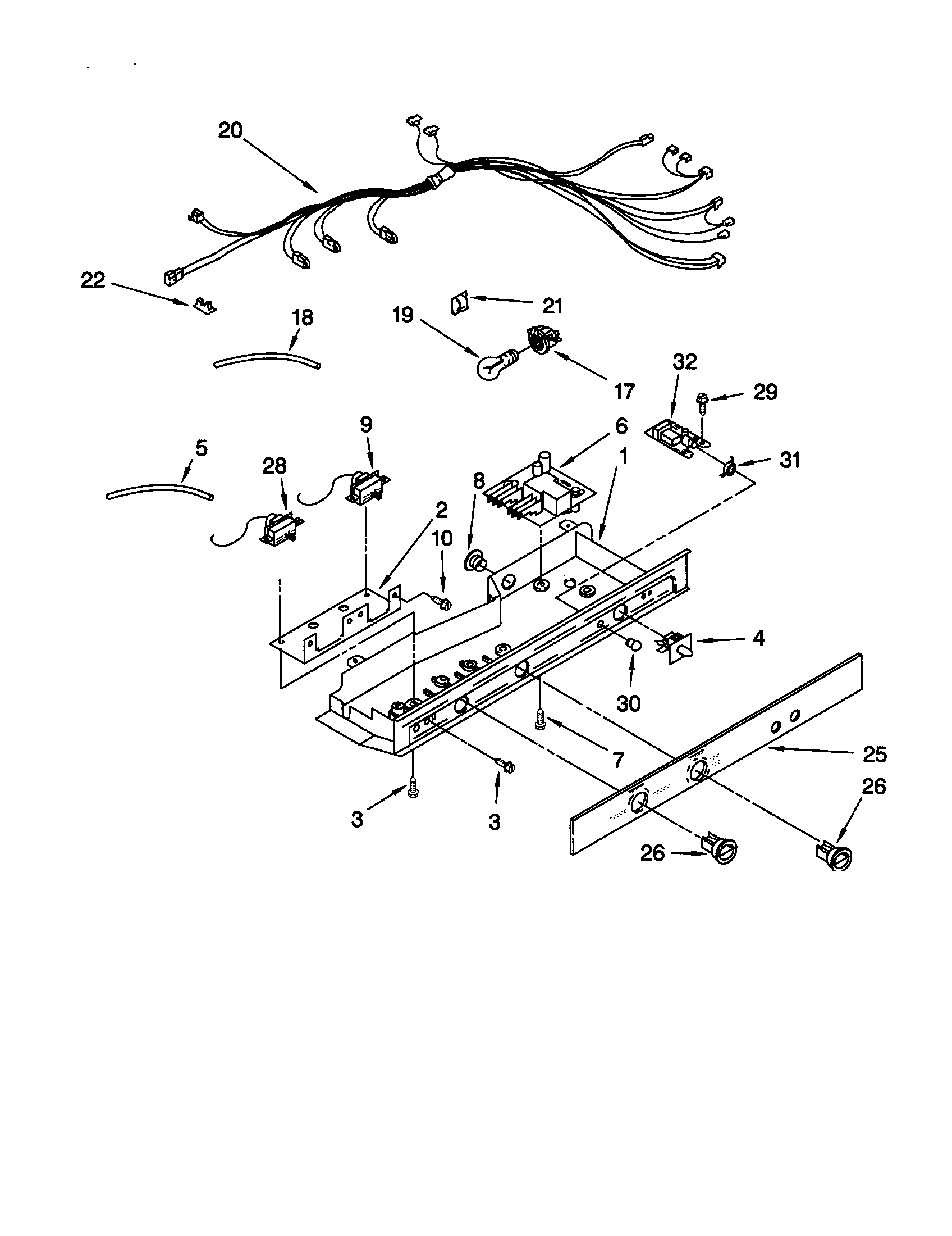 Kenmore 10659797991 control diagram