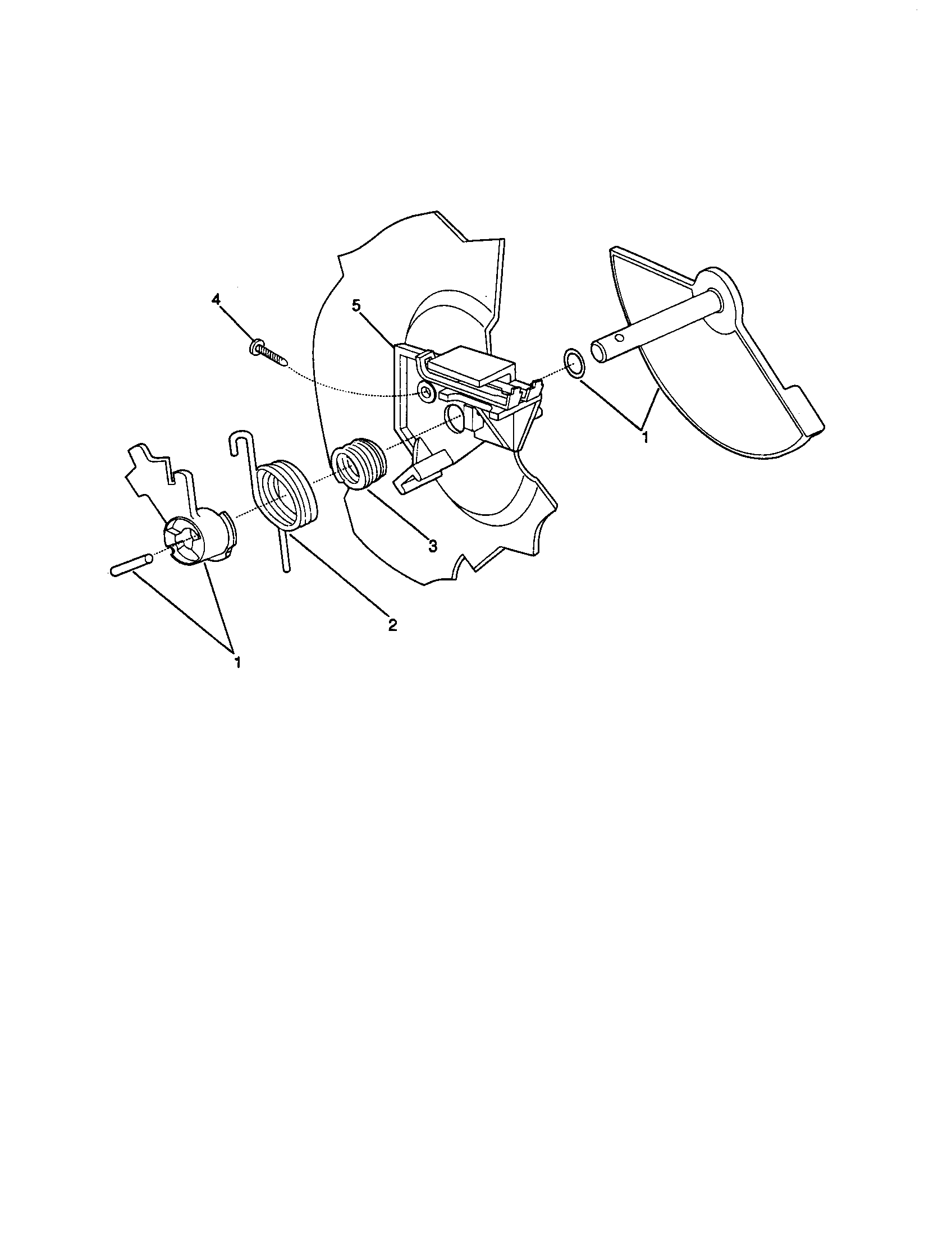 Frigidaire FDB765RBB0 lid dispenser w/cam spiral pin diagram