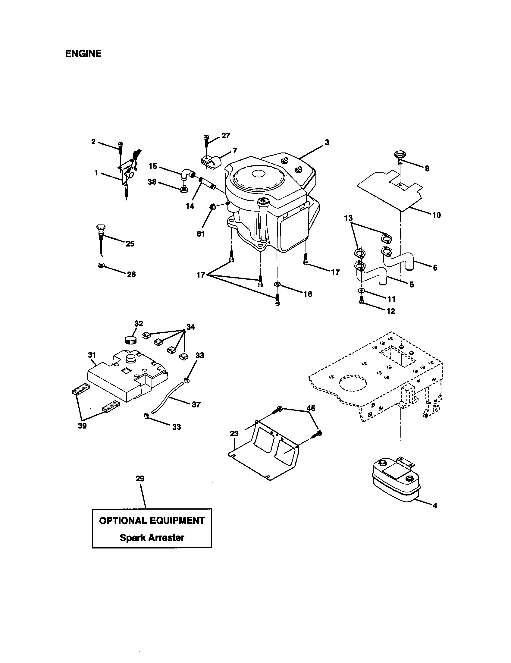 Craftsman 917270923 engine diagram