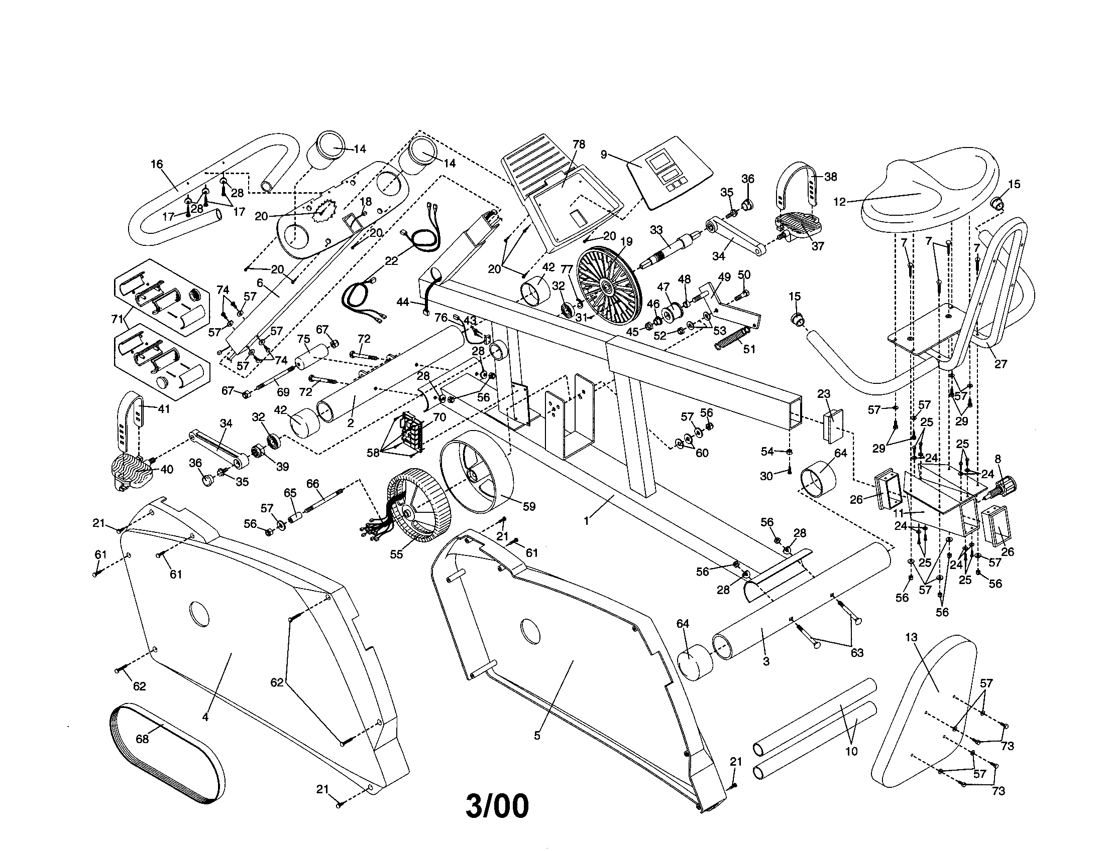 HealthRider HREX36590 cycle diagram