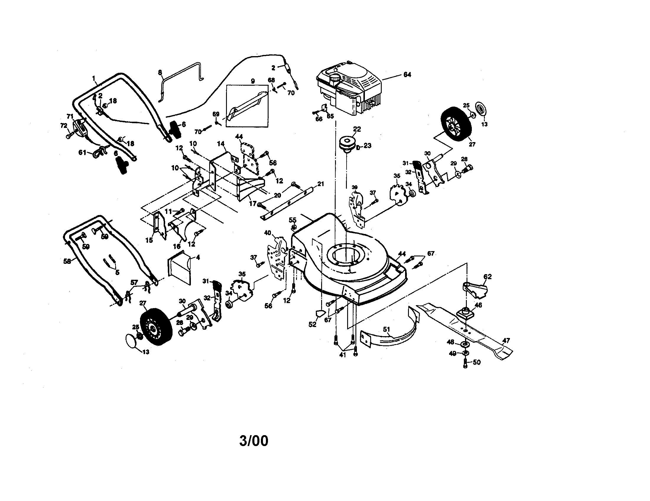 Craftsman 917377750 lawn mower diagram