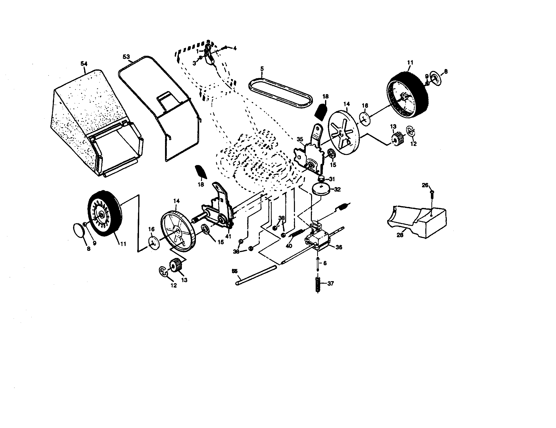 Craftsman 917377750 wheels diagram