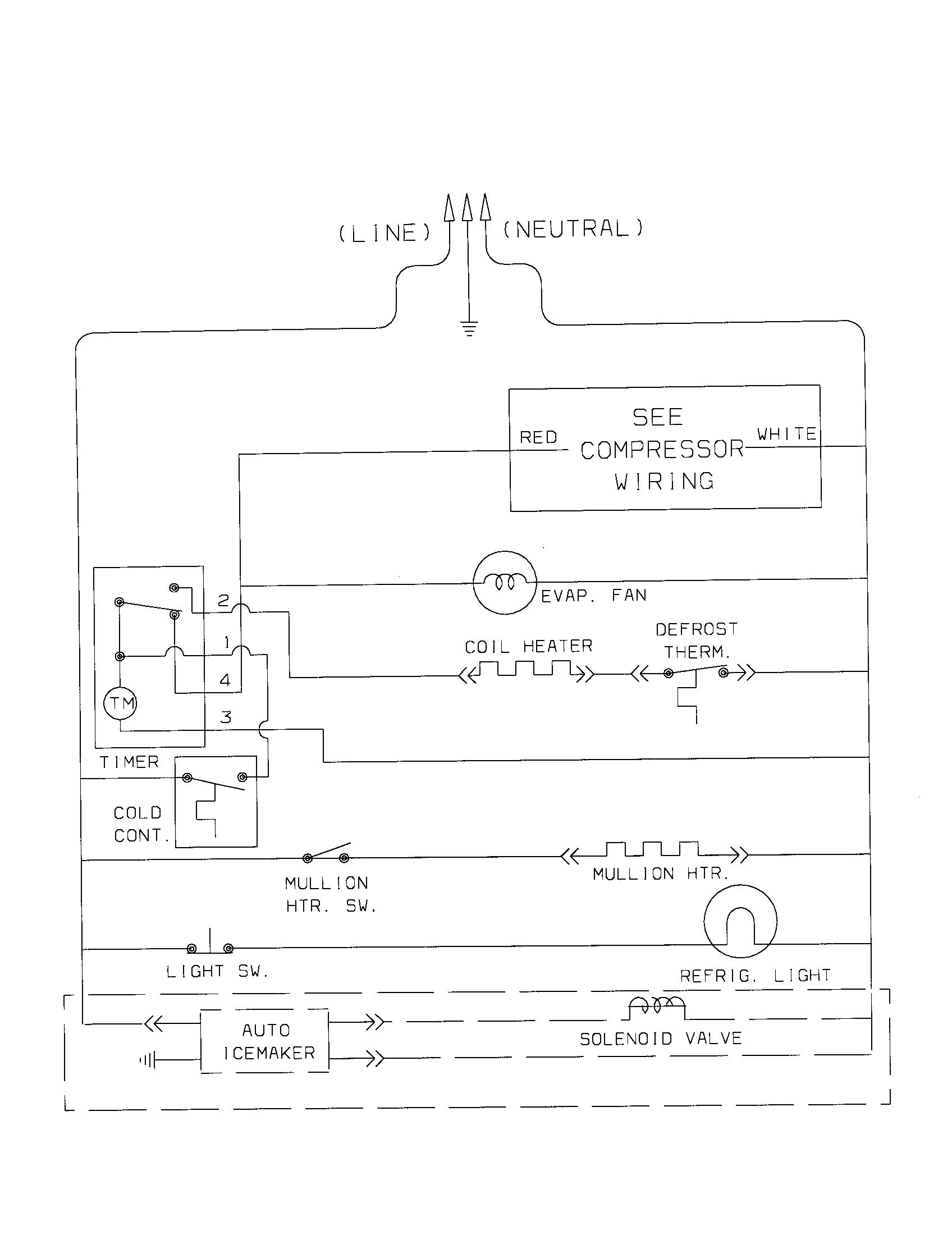 Kenmore 25339609991 wiring schematic diagram