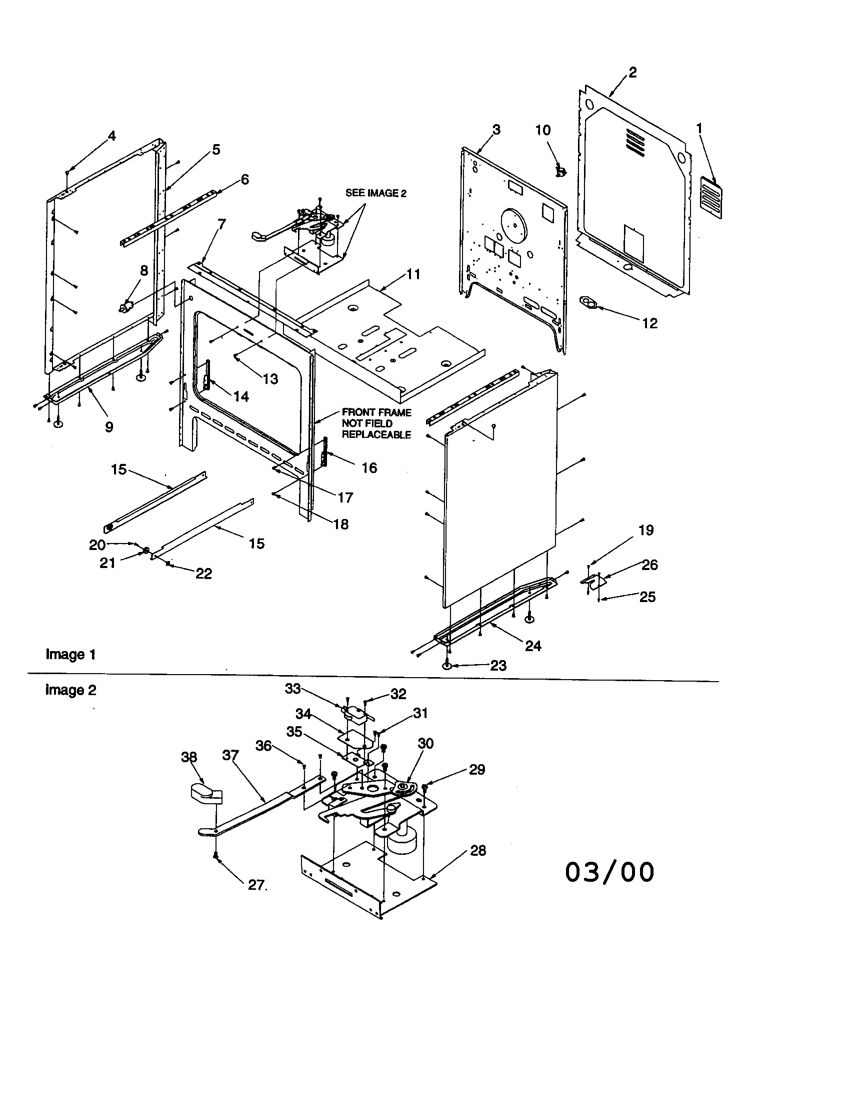 Amana ART6113LL/P1143688NLL cabinet diagram