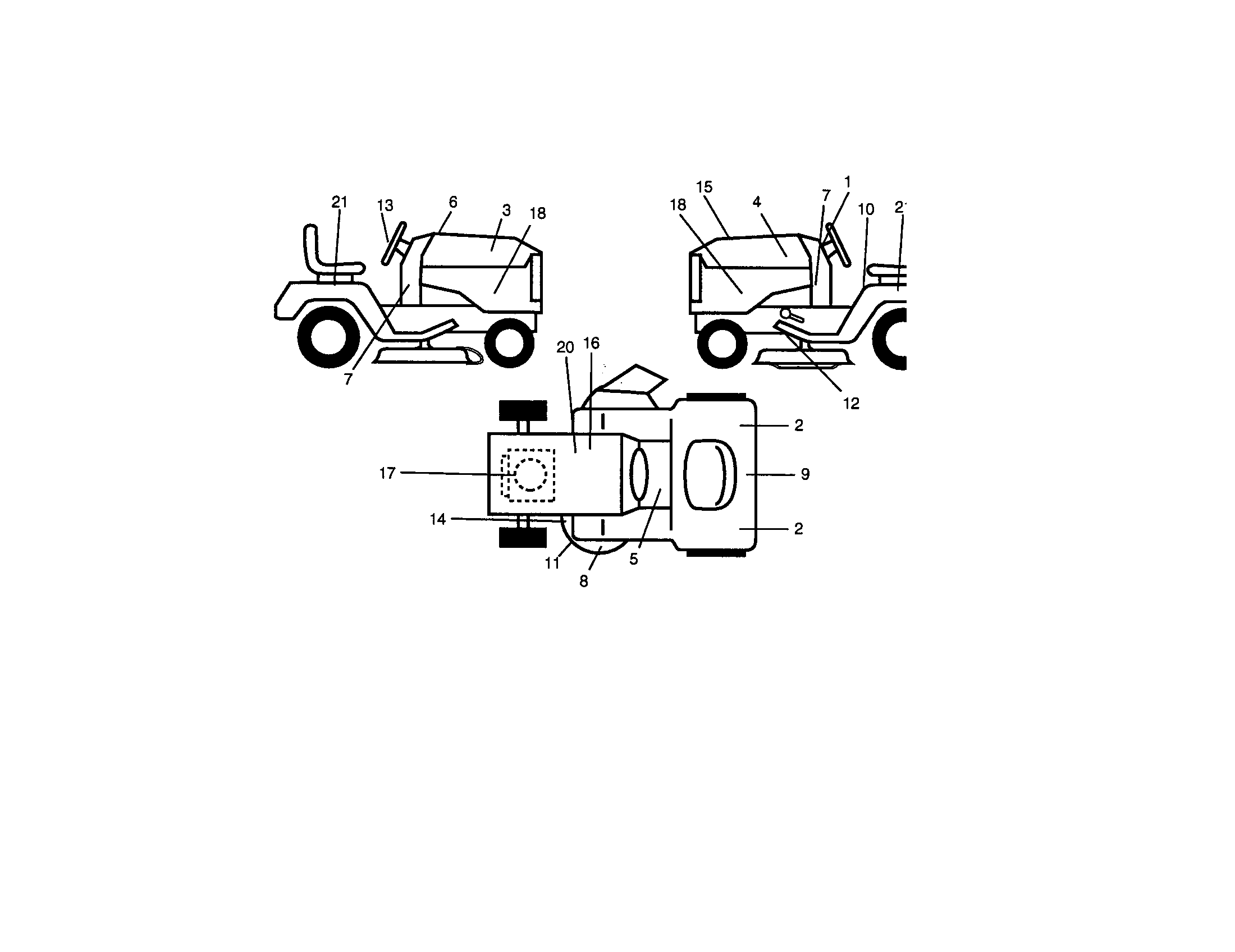 Craftsman 917272190 decals diagram