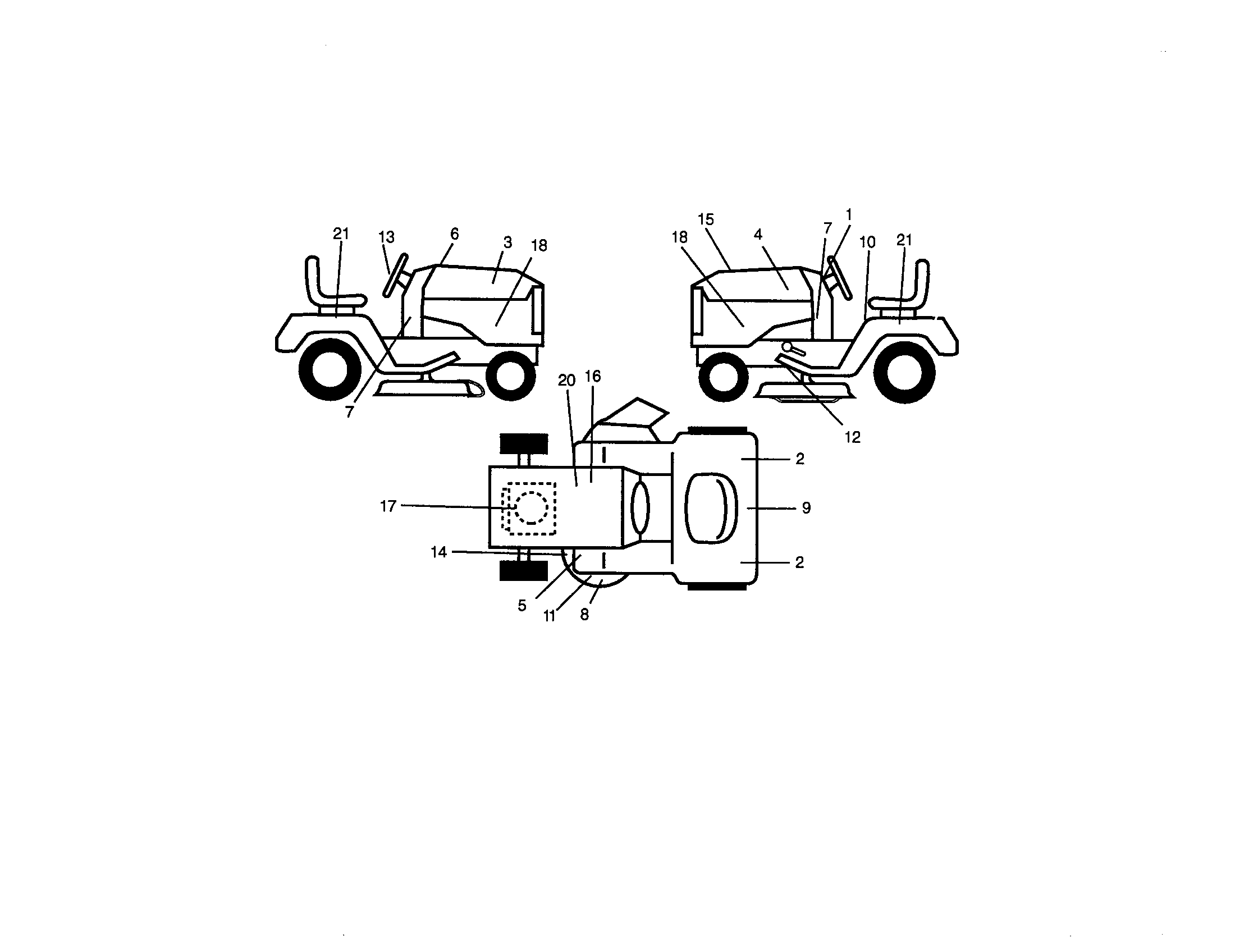 Craftsman 917272150 decals diagram