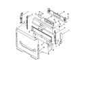Whirlpool SF367LEHW5 control panel diagram