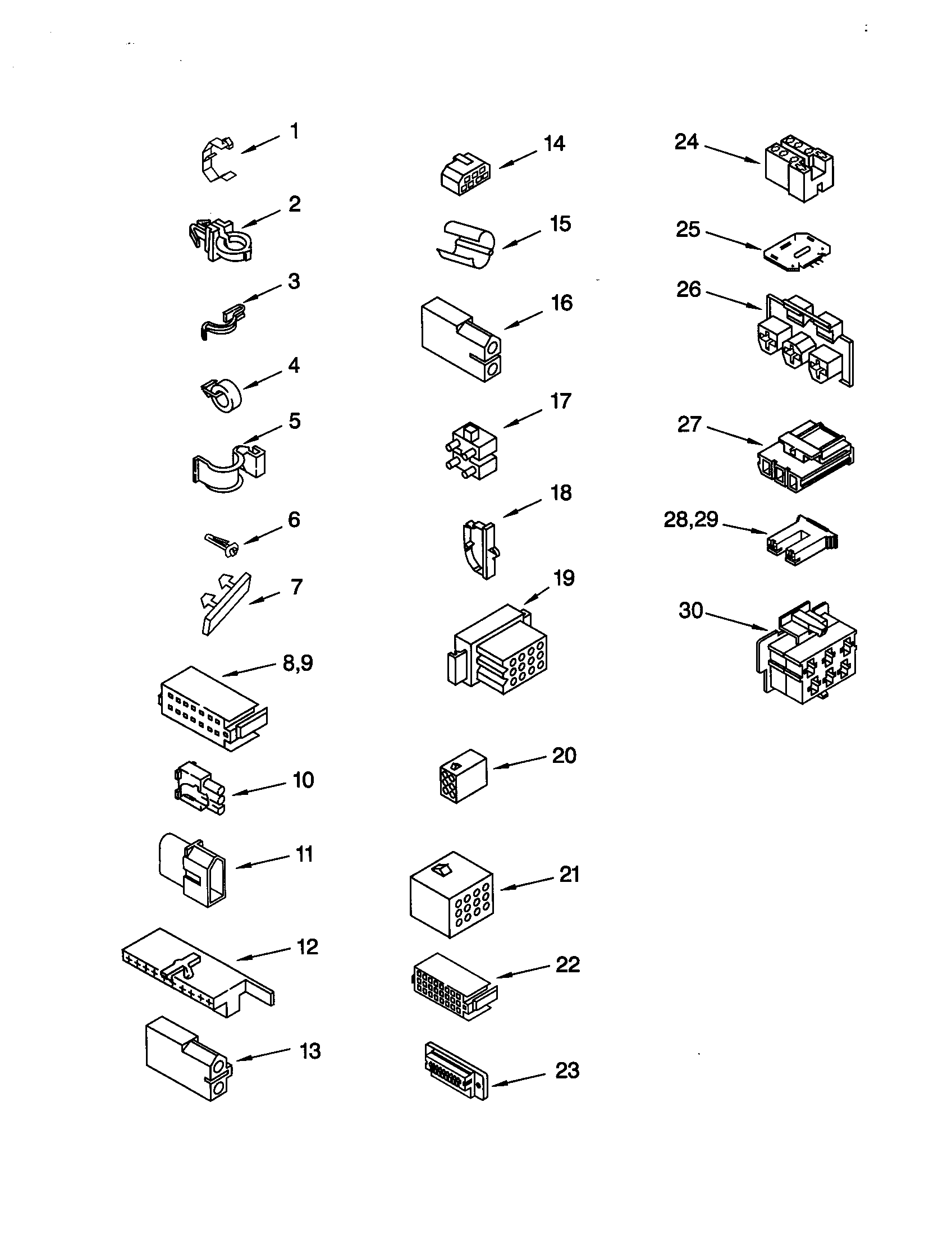 Whirlpool LSQ8543JQ0 wiring harness diagram