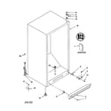 Whirlpool EV170NXJW00 cabinet diagram