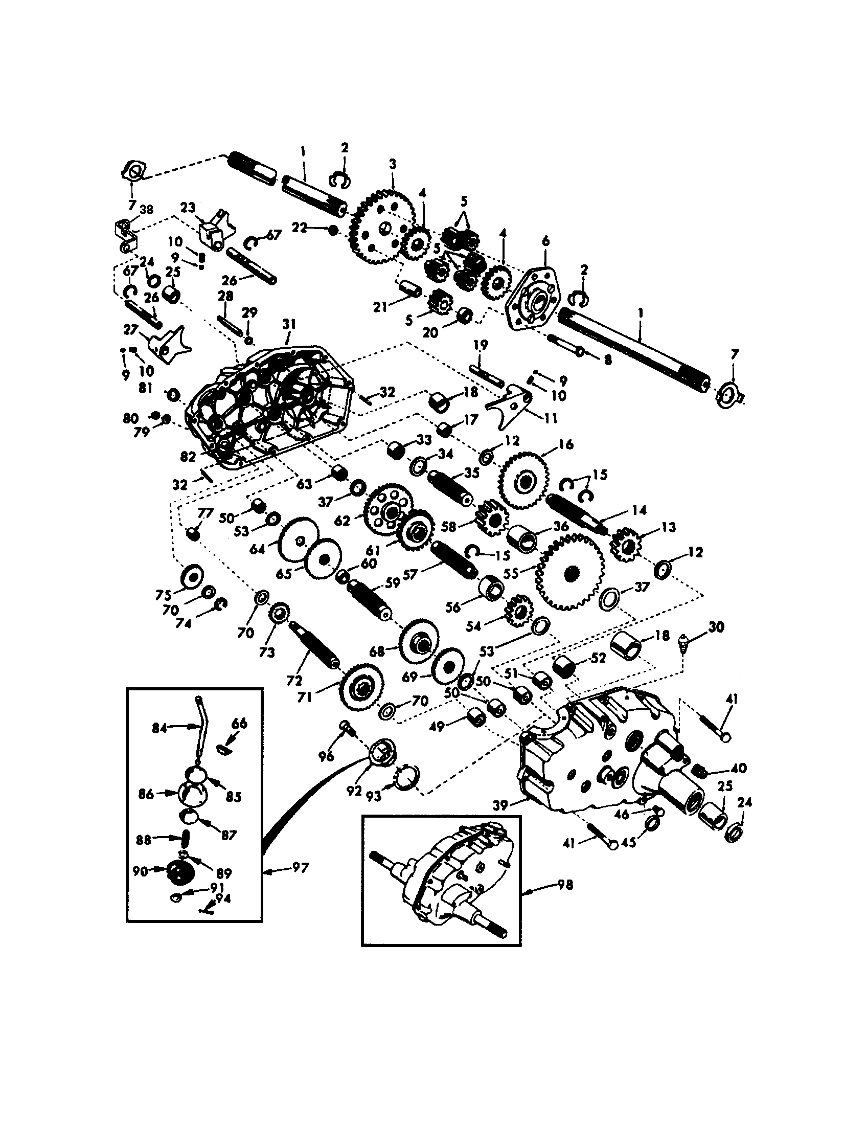 Craftsman 917272951 transaxle diagram