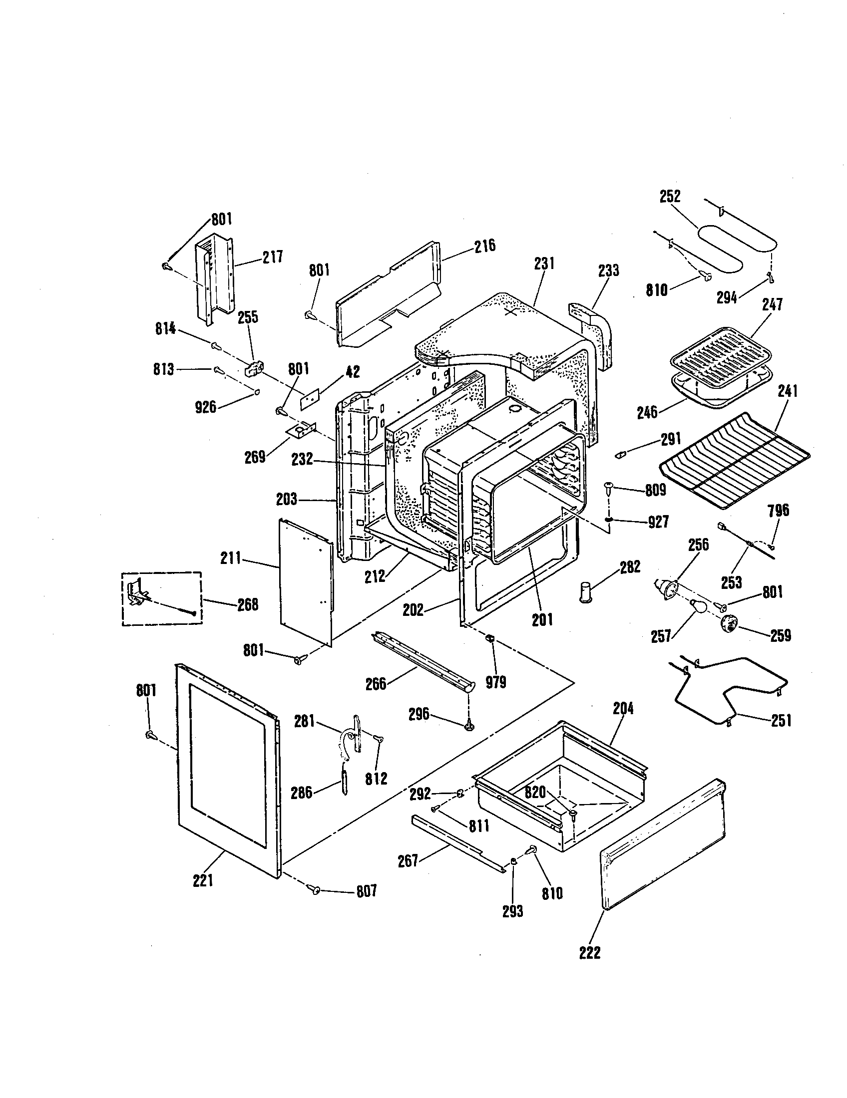 Kenmore 9119352590 body diagram