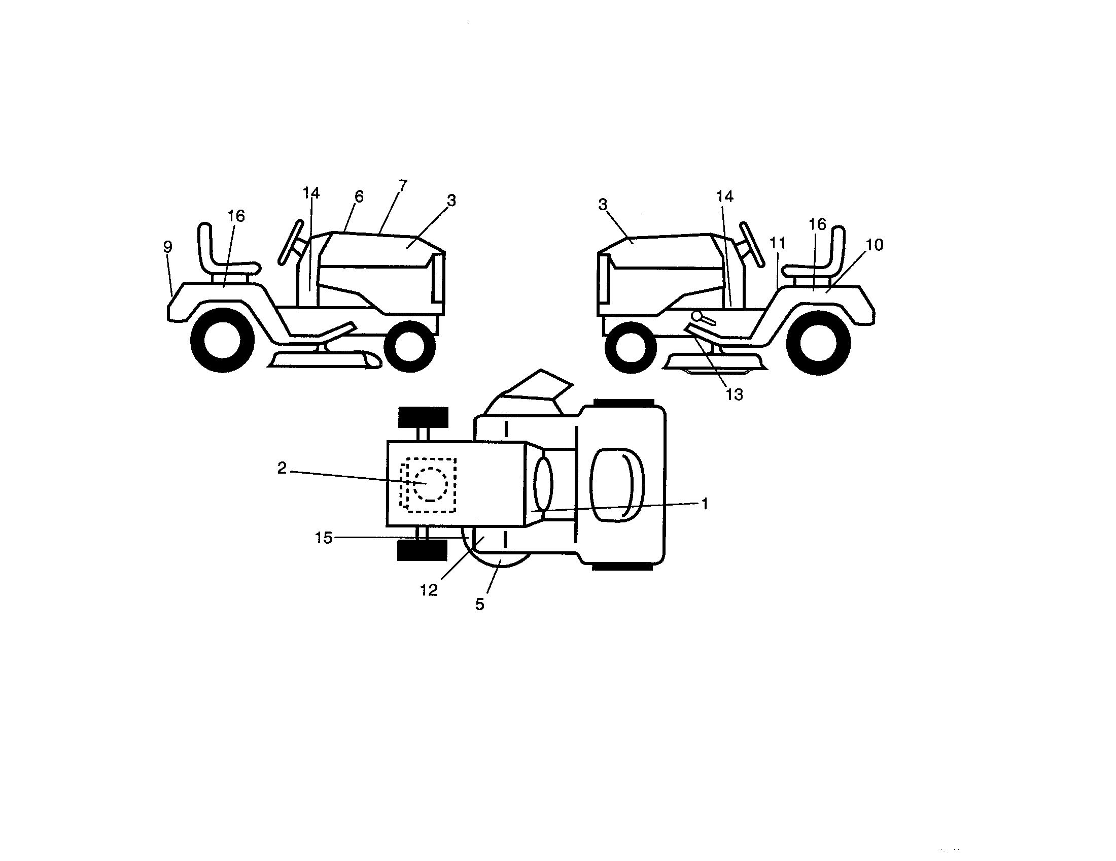 Craftsman 917270534 decals diagram