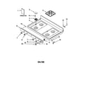 Kenmore 66575839001 cooktop diagram
