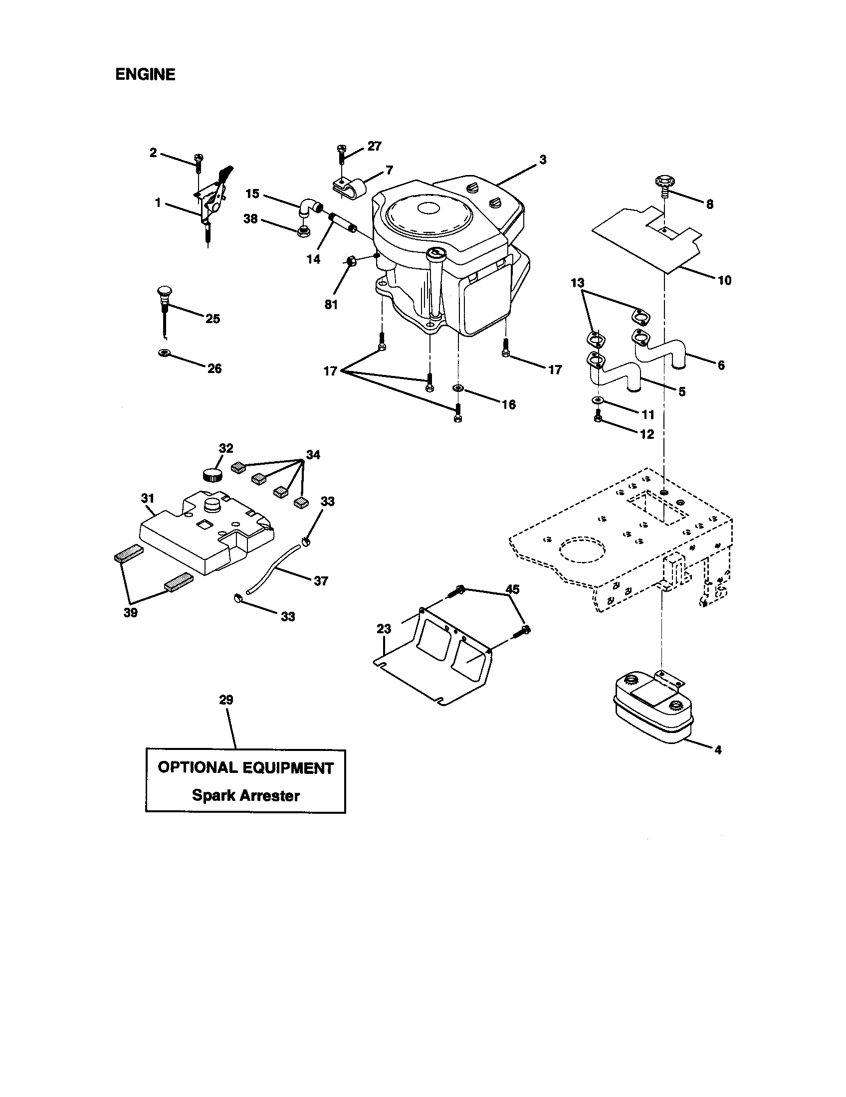 Craftsman 917270930 engine diagram