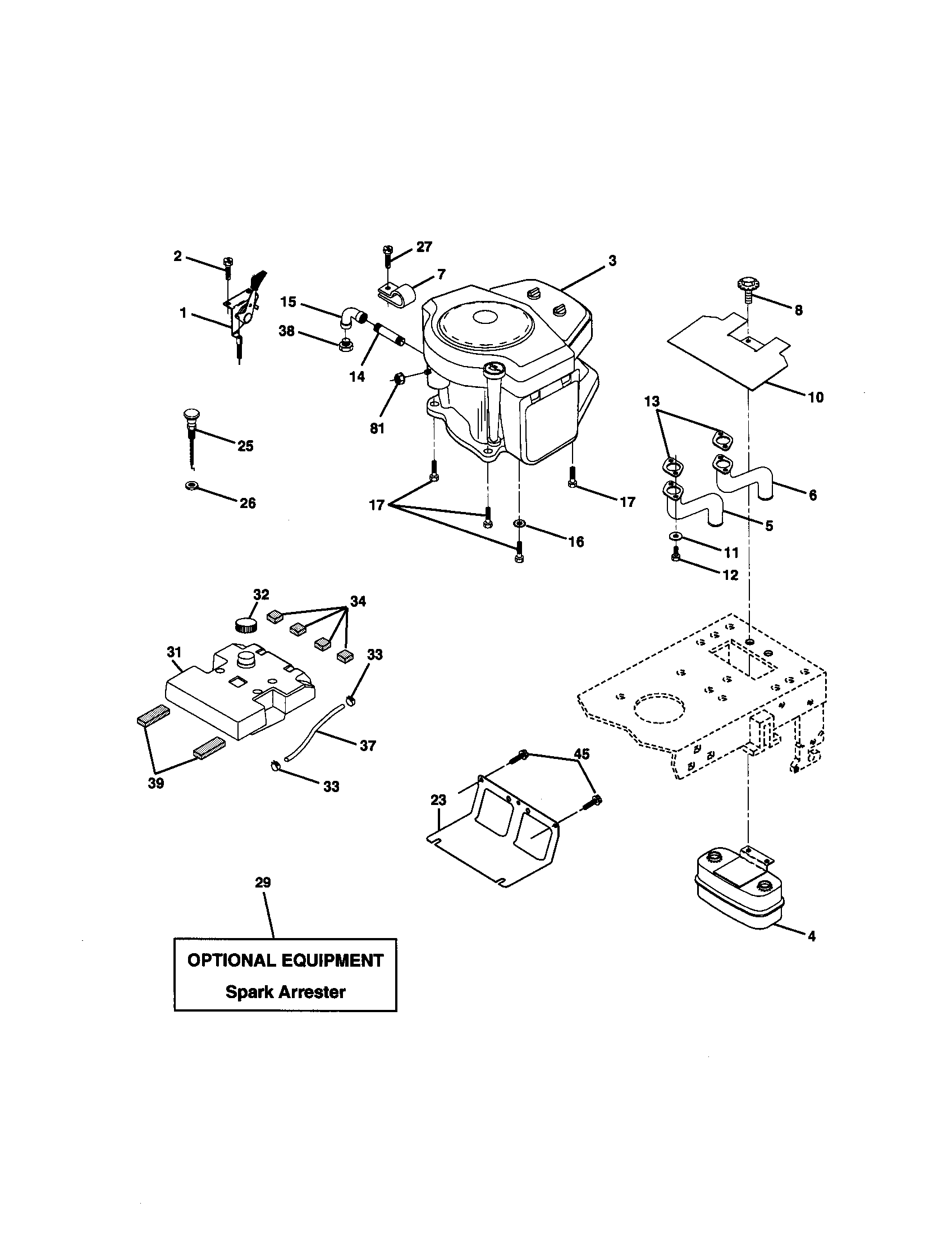 Craftsman 917270940 engine diagram