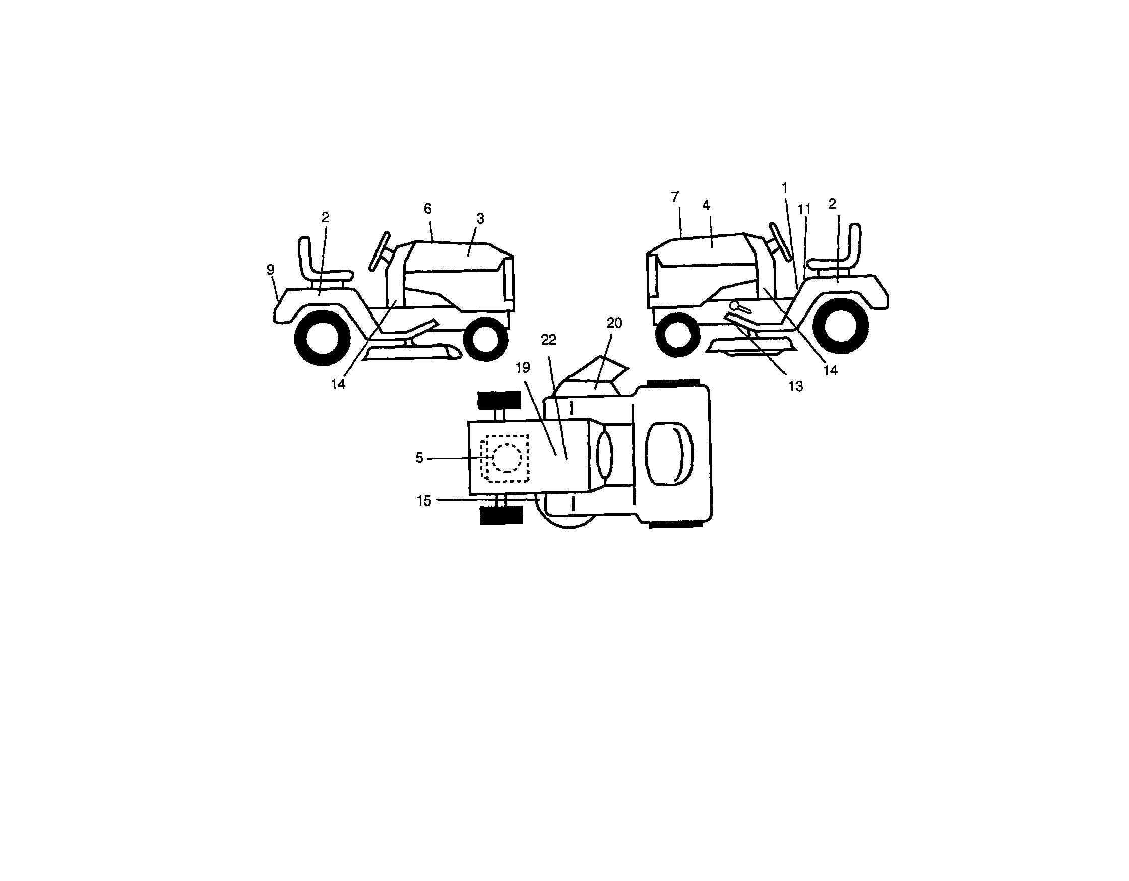 Craftsman 917270940 decals diagram