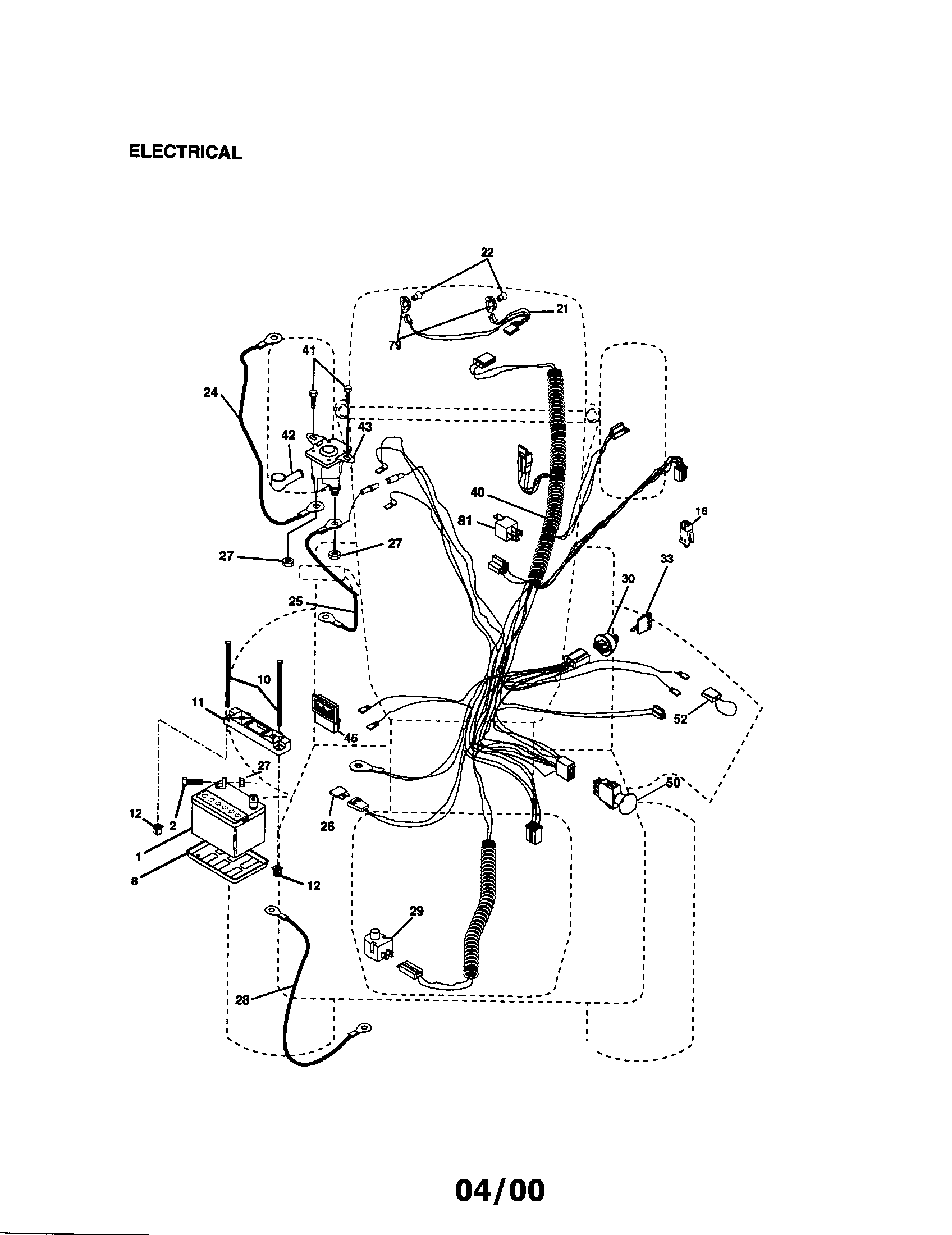 Craftsman 917272952 electrical diagram