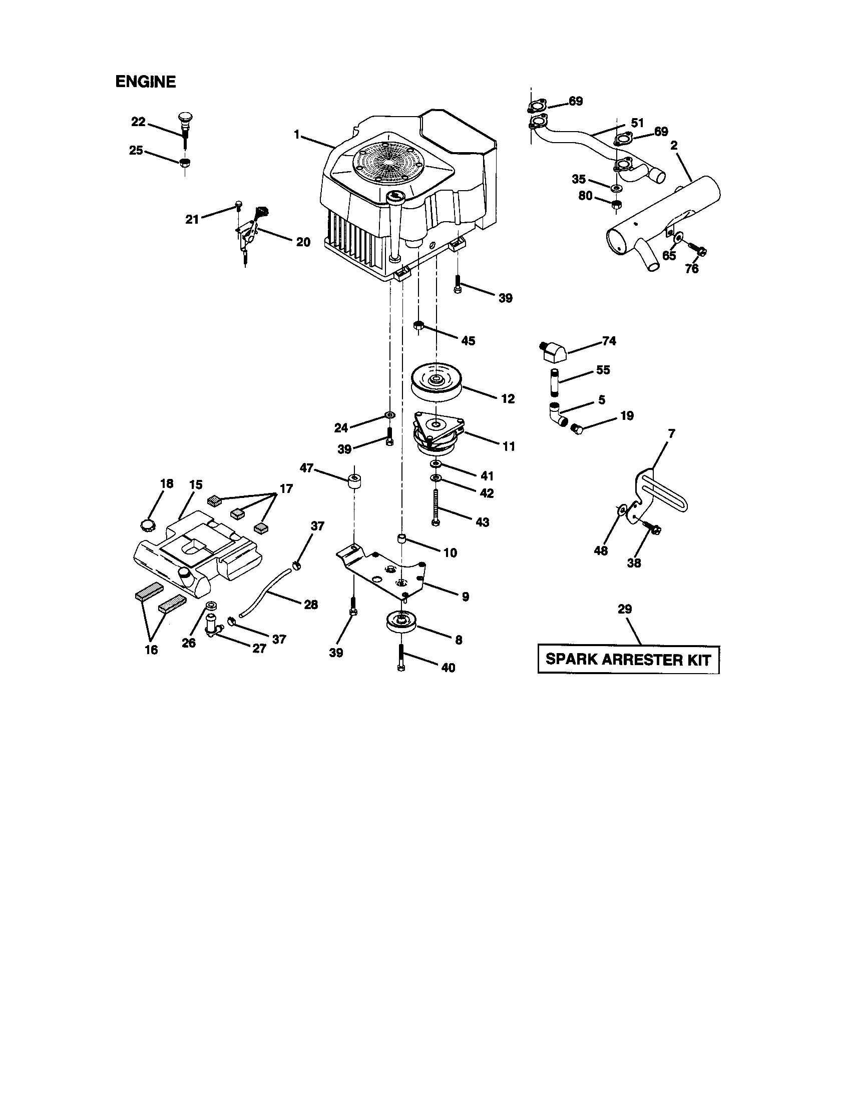 Craftsman 917272952 engine diagram