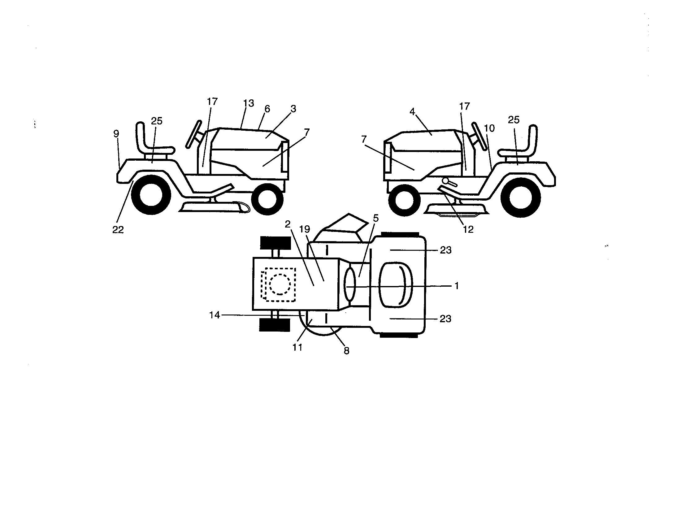Craftsman 917272961 decals diagram