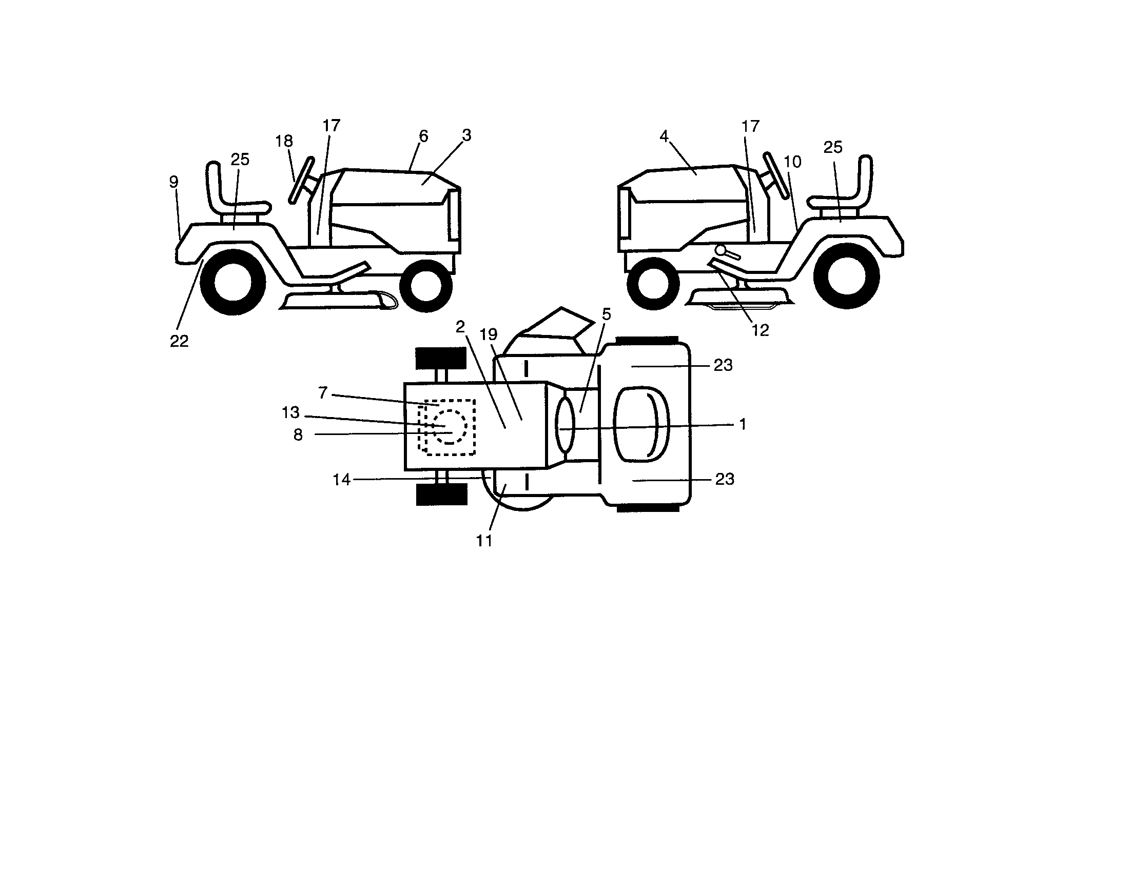Craftsman 917273101 decals diagram