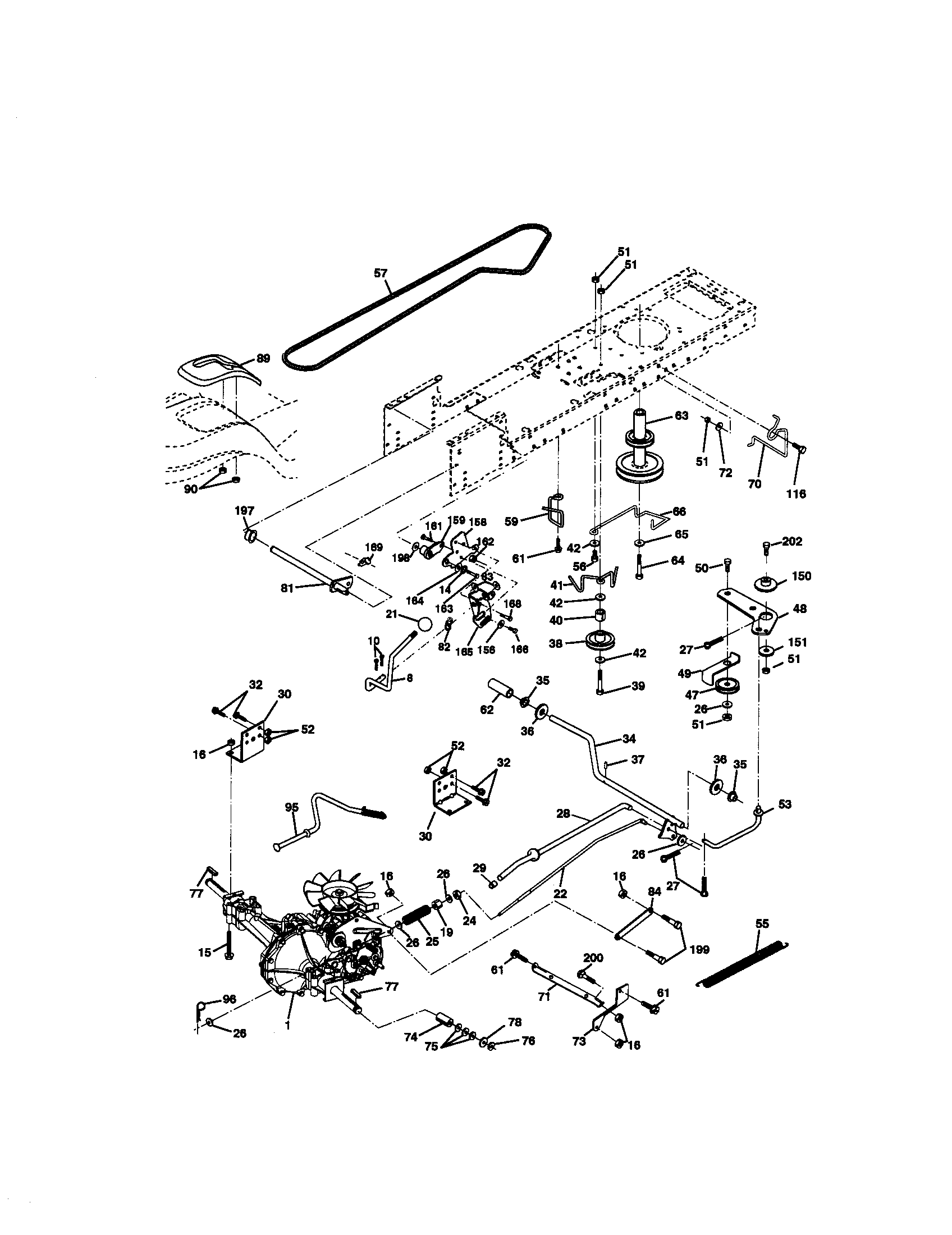 Craftsman 917270761 ground drive diagram