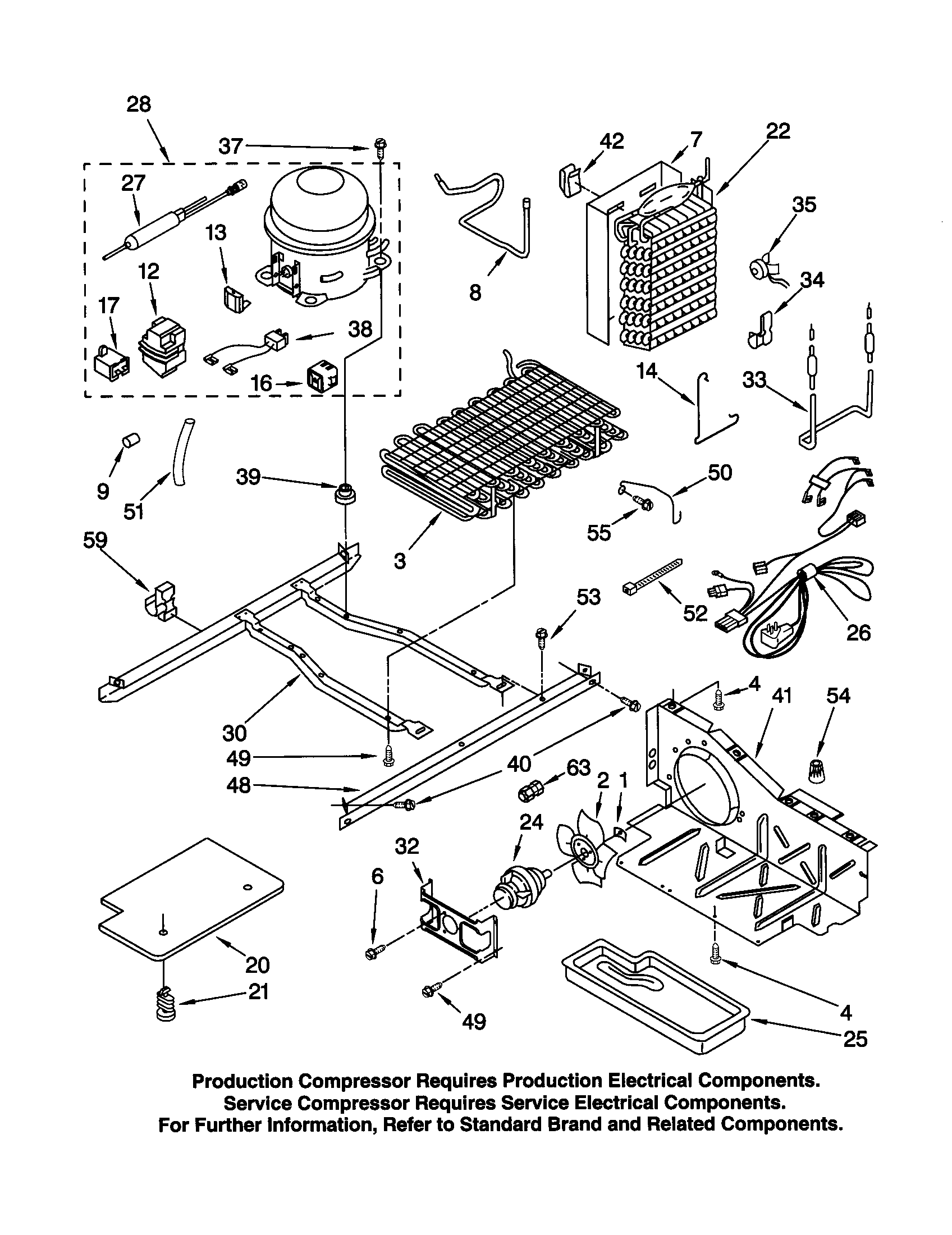 Kenmore 10659087892 unit diagram