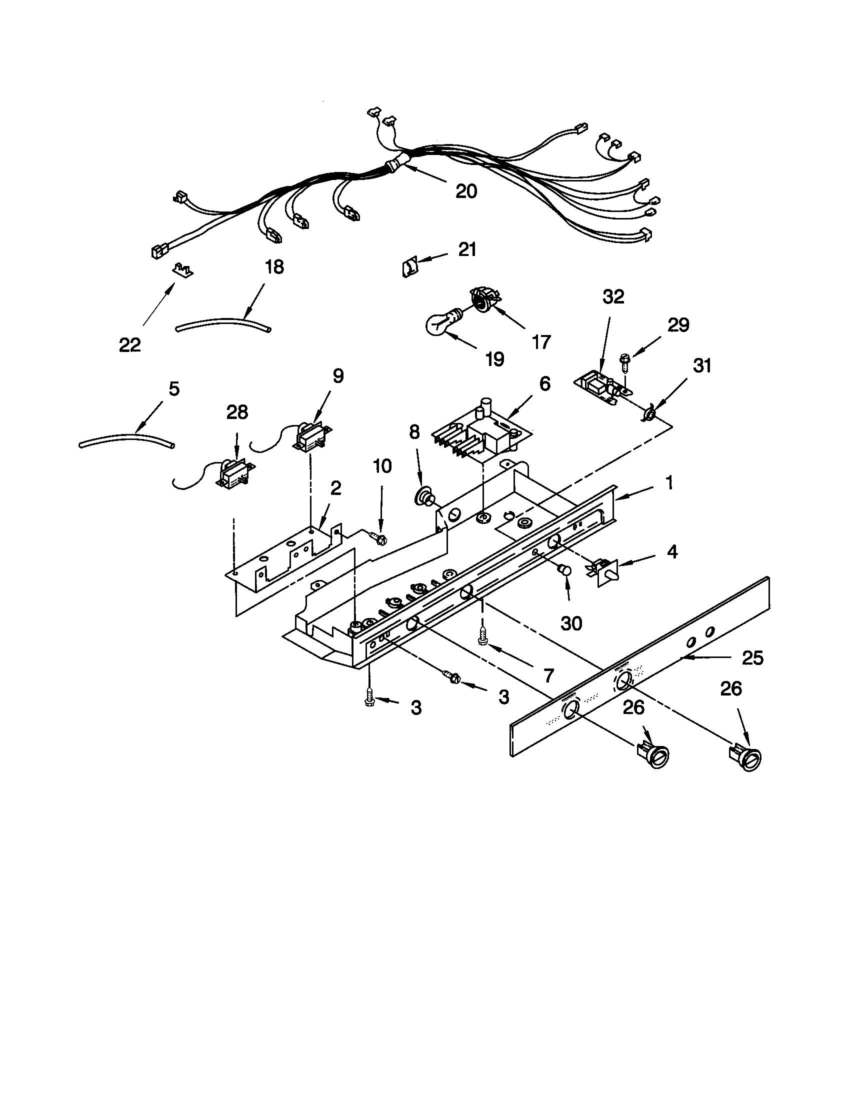 Kenmore 10659209991 control diagram