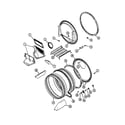 Maytag MDE5000AYW tumbler diagram