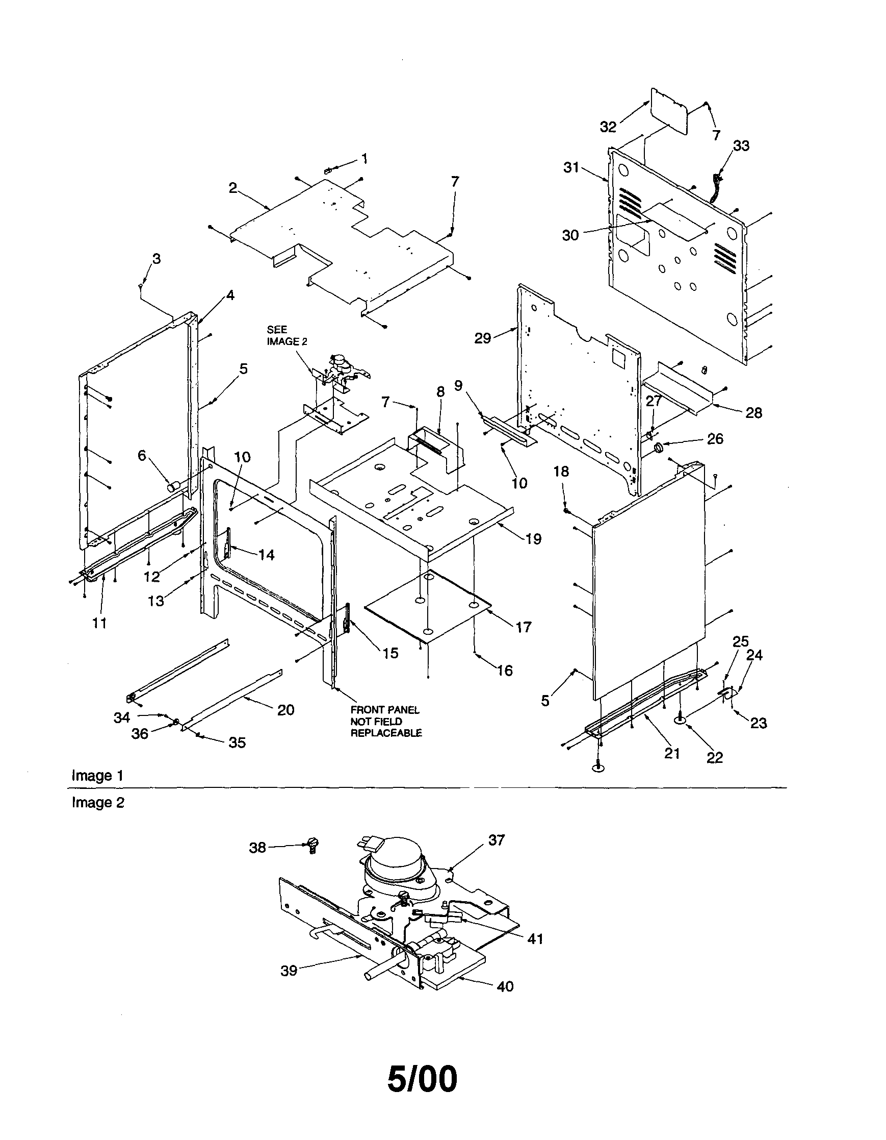 Caloric CSG7601WW/P1143398NWW cabinet diagram