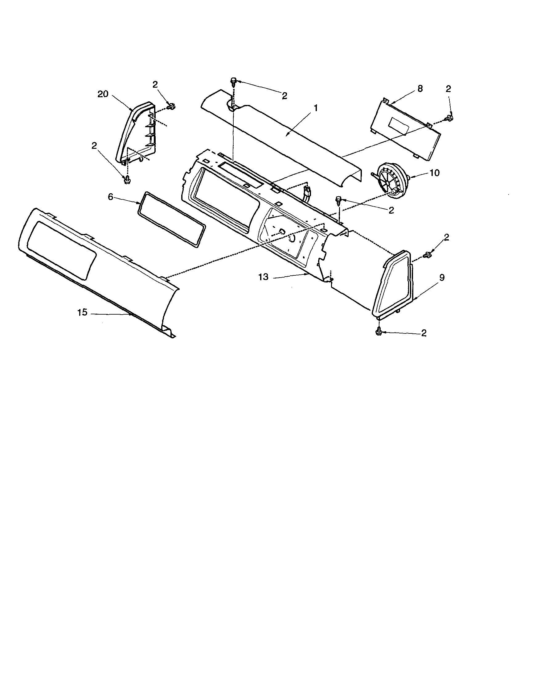Amana ALW210RAW-PALW210RAW electronic control panel diagram