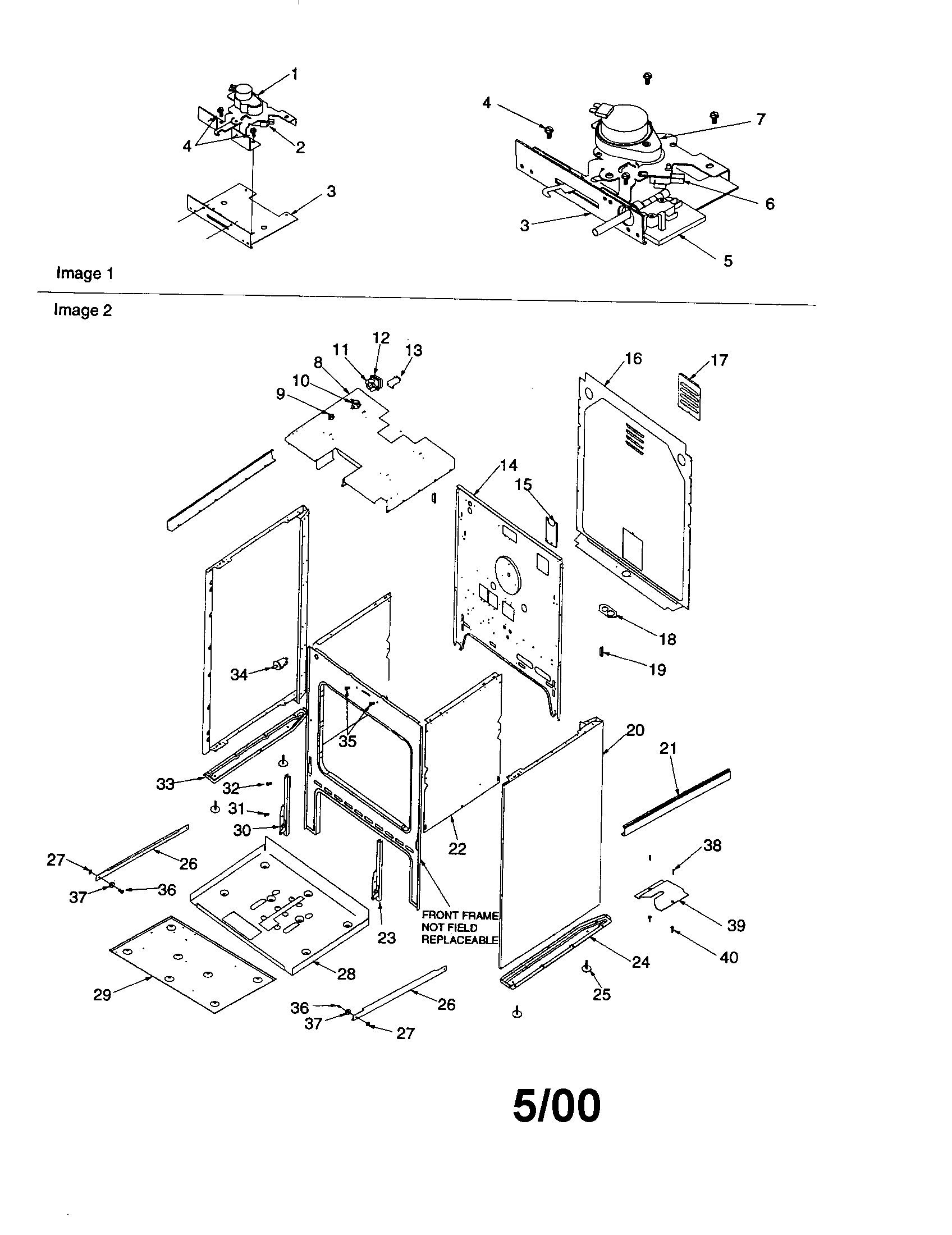 Amana ARTS6650WW/P1143906NWW cabinet diagram