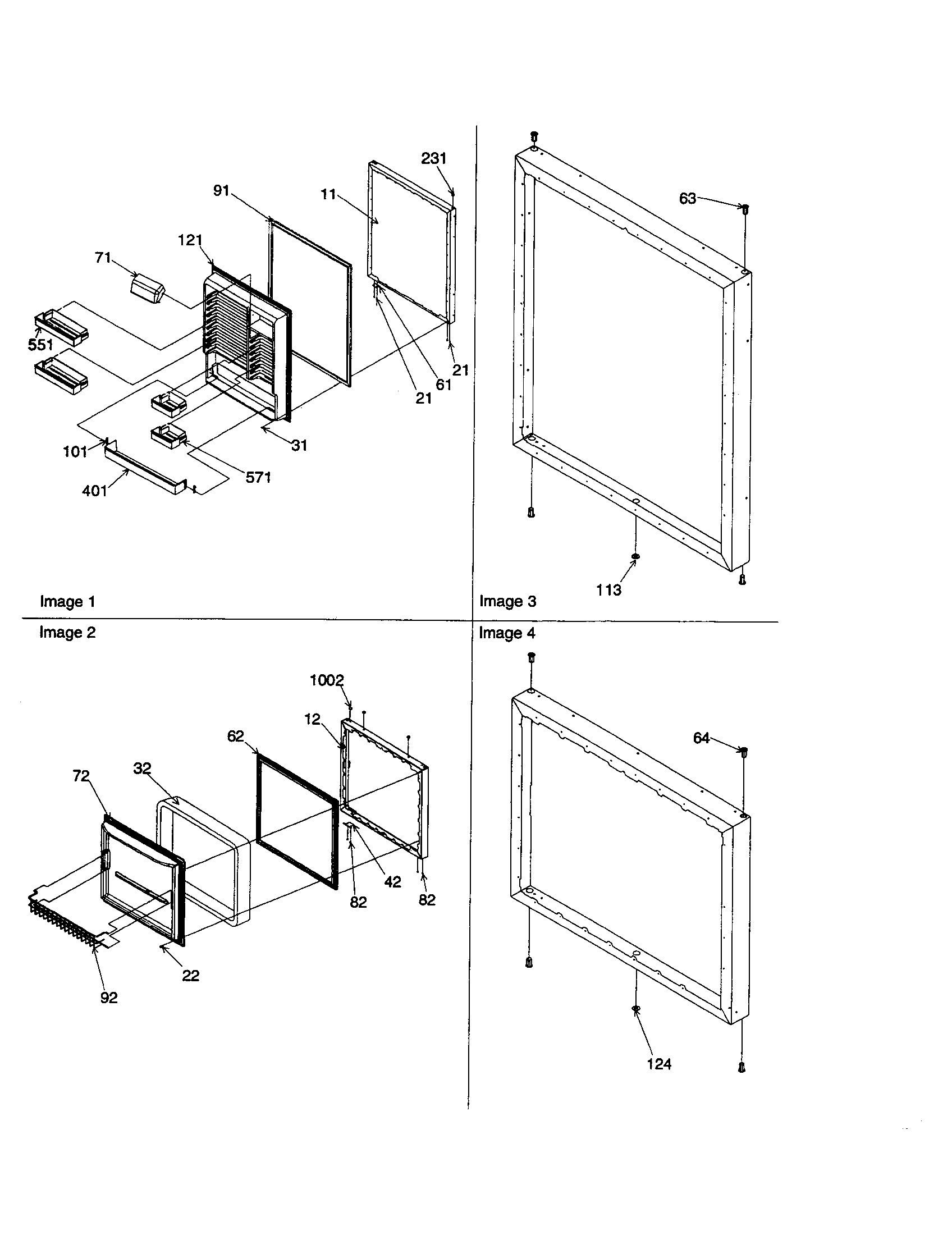 Amana BR18VL-P1320703WL door assembly diagram