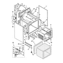 Whirlpool GR450LXHB1 oven chassis diagram
