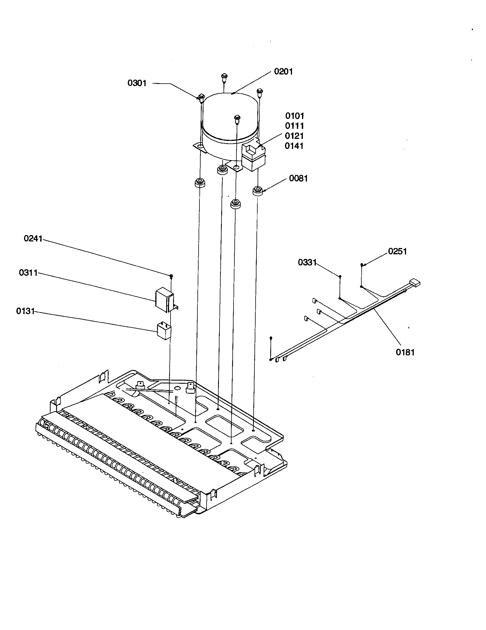 Amana TXI21VW-P1320602WW compressor parts diagram