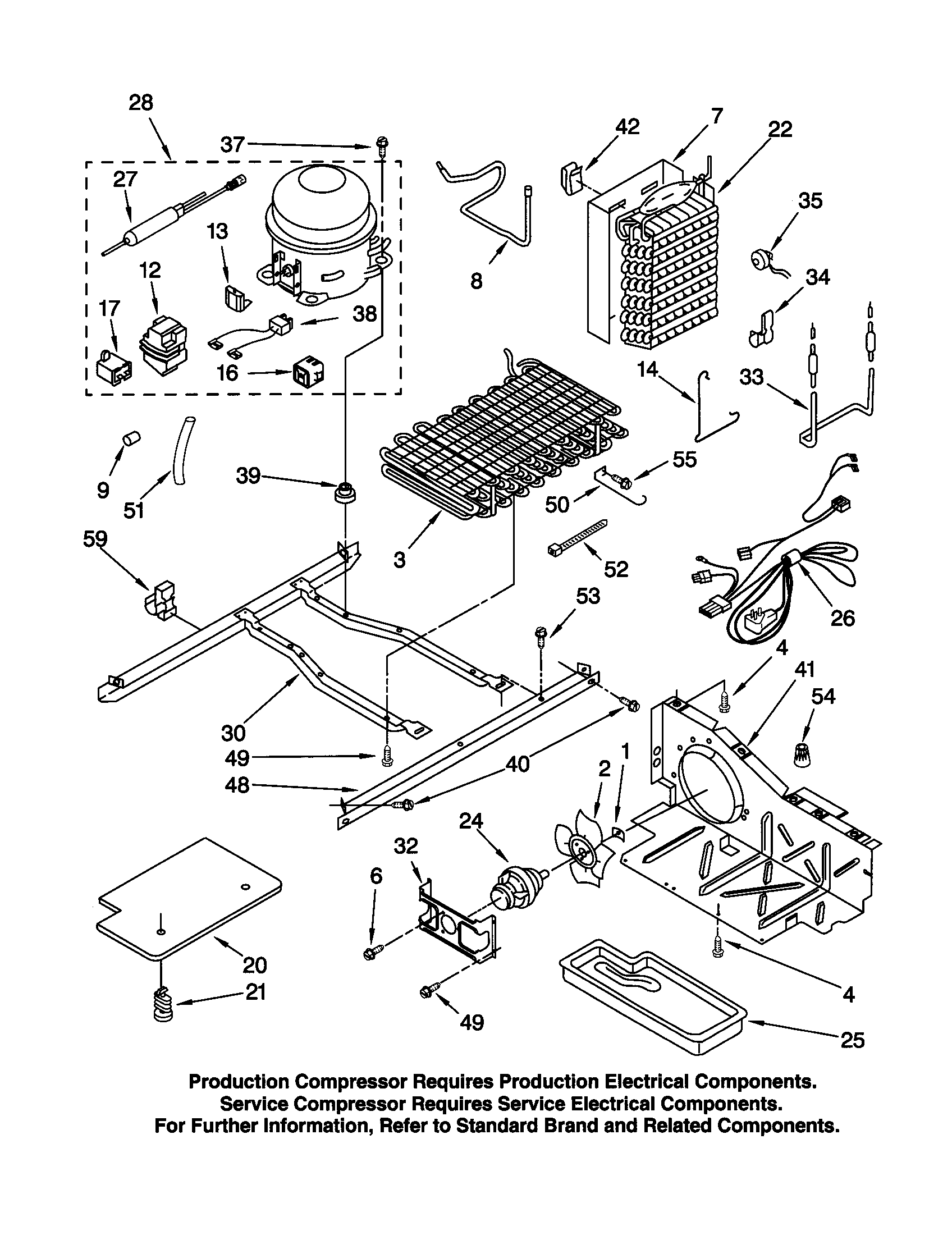 Kenmore 10648062892 unit diagram