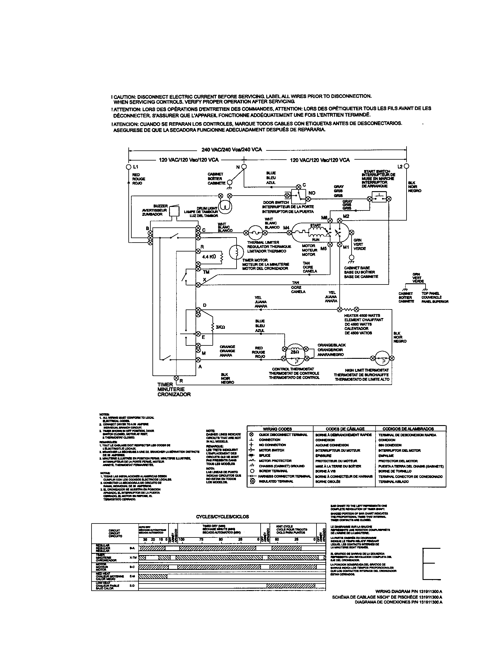 Sears Canada 970C8003200 wiring diagram