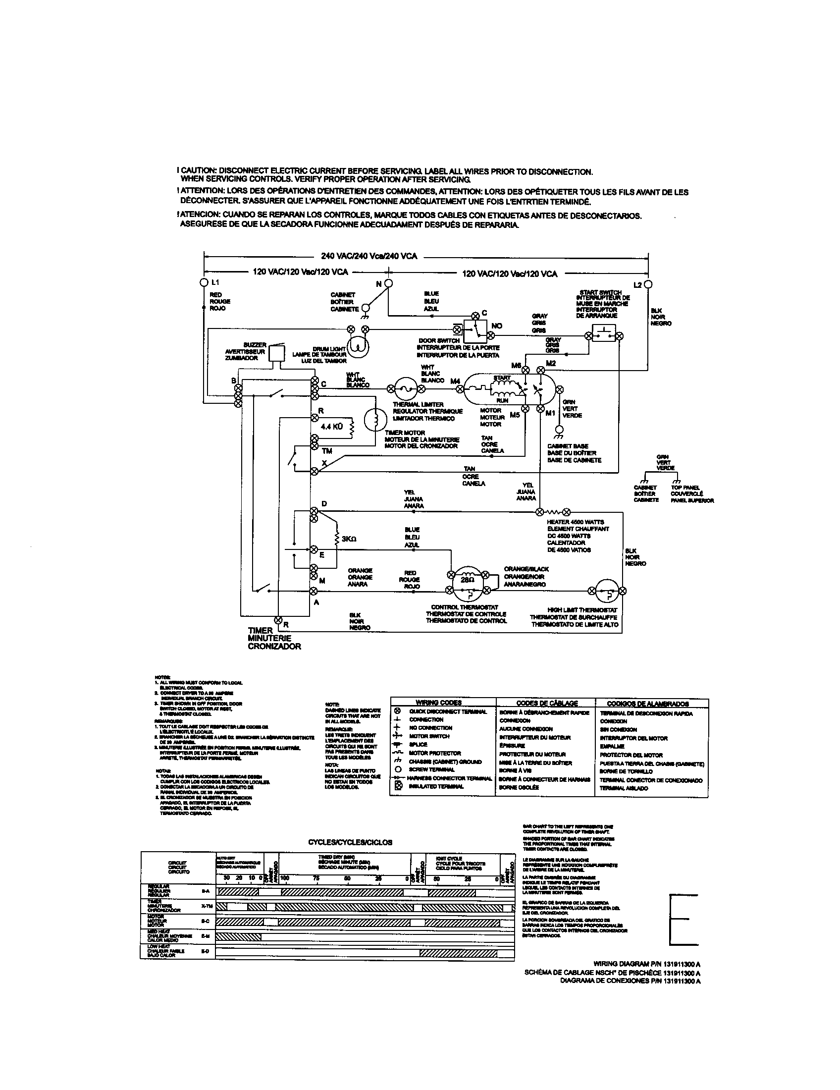 Sears Canada 970C9003200 wiring diagram
