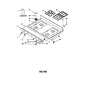 Kenmore 66575849001 cooktop diagram
