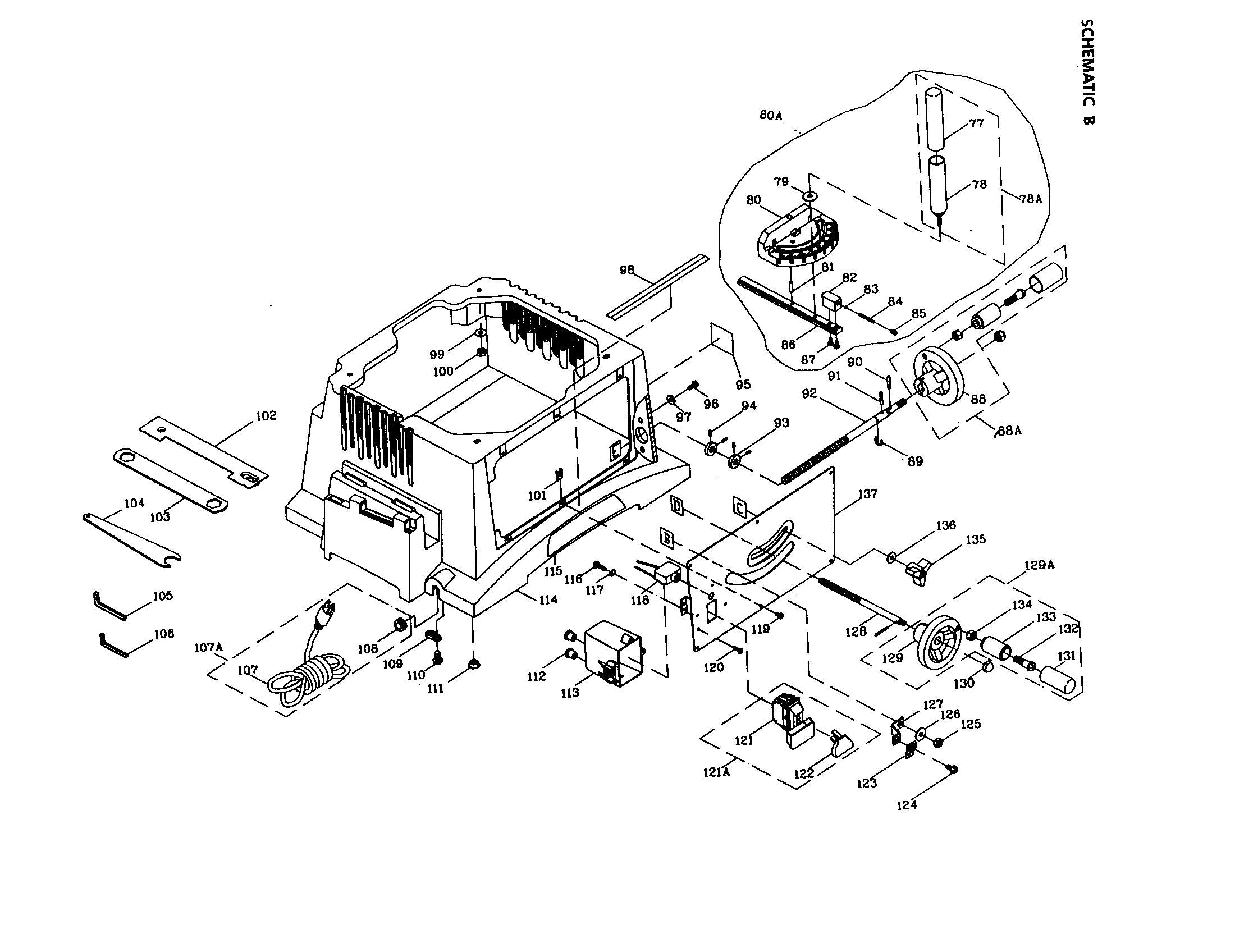 Craftsman 137218250 miter guage diagram