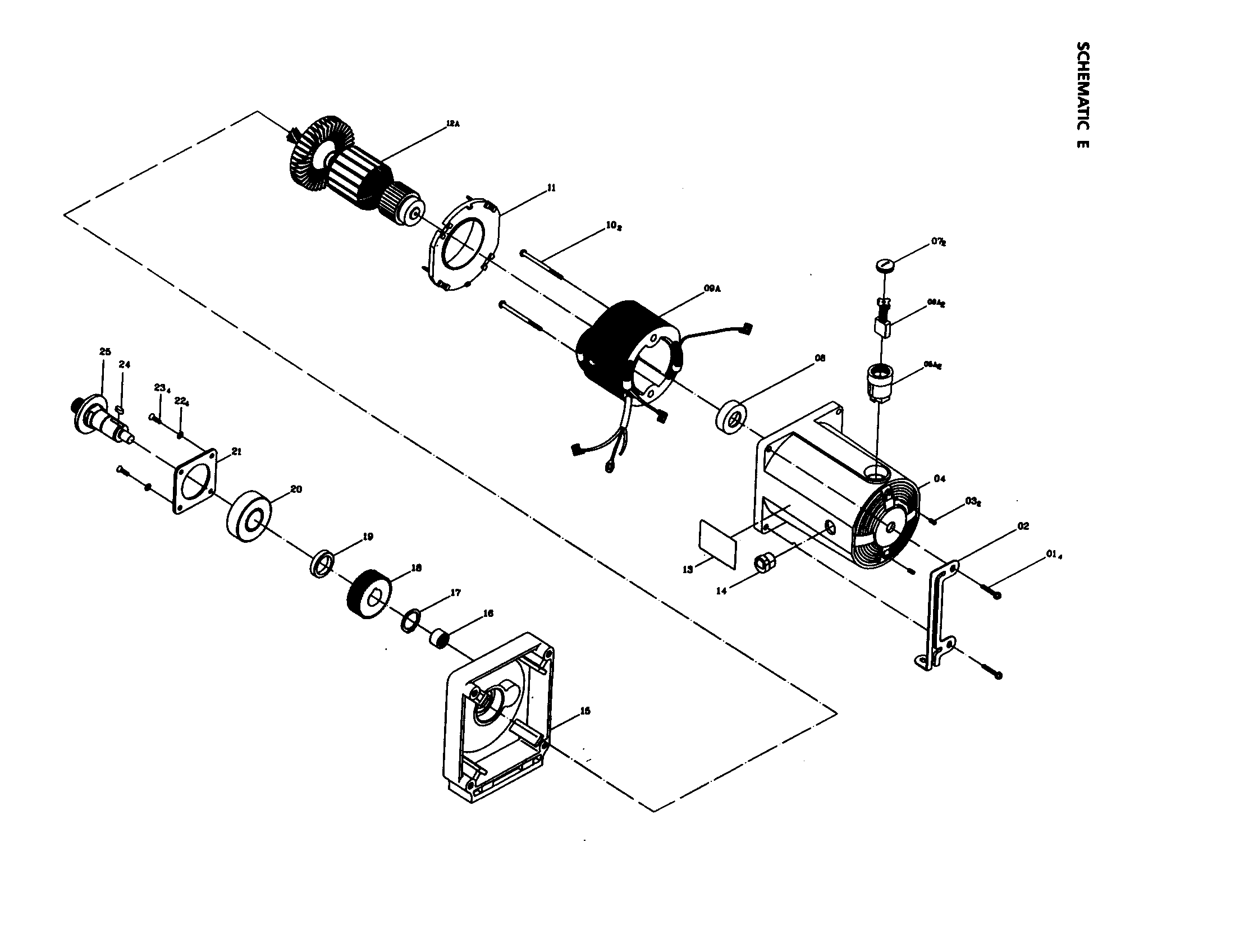 Craftsman 137218250 motor housing diagram