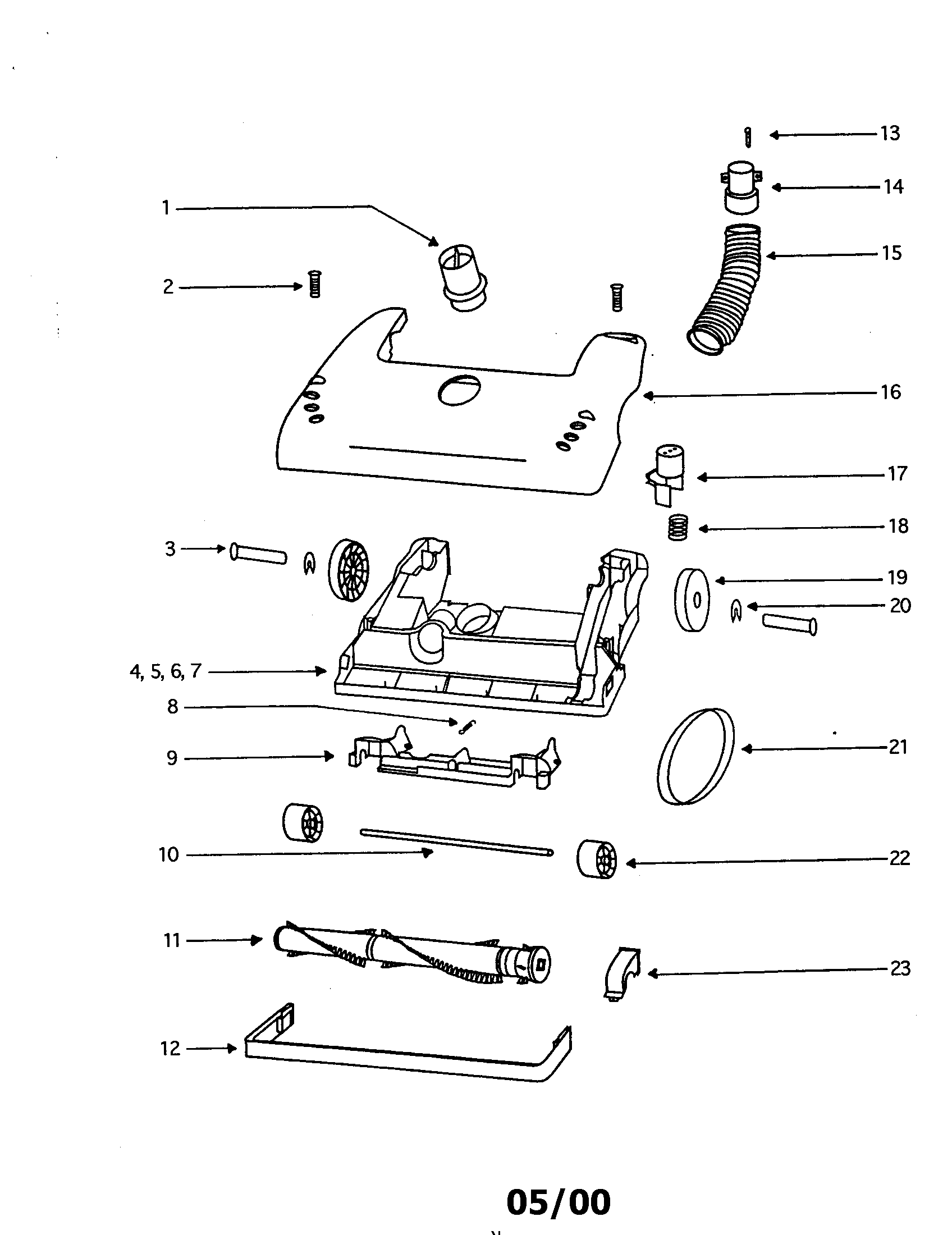 Eureka 4335FT base diagram